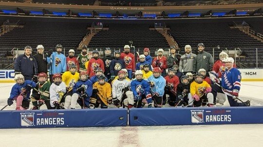 When you play hooky from school to play hockey at the world&rsquo;s most famous arena. 🏒🐝