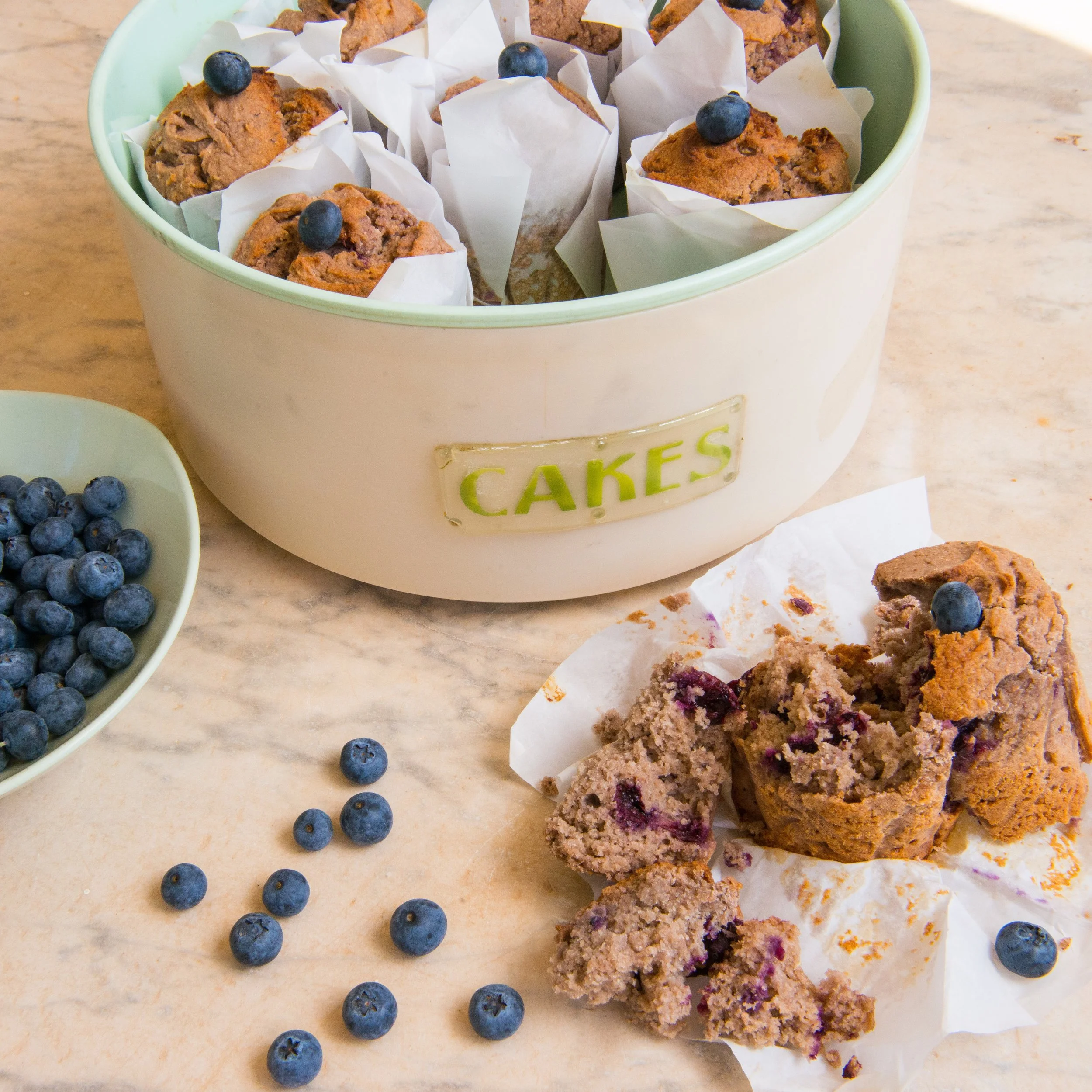 Made with a blend largely comprised of nutrient dense Buckwheat flour and Bibba fruit sweetener – our muffins are a fibre punch to say the least. Muffins need to be eaten in around 2 days (sugar is an amazing preservative and without it and all the other additives, food simply doesn’t last long. Period). However the muffins freeze & reheat well (they take about 8 – 10 mins in a pre-warmed oven).