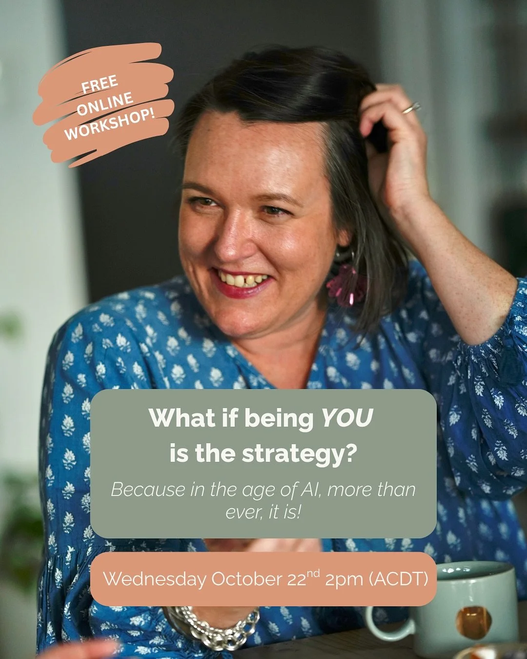 AI is a wonderful amplifier, but it needs you as its source to partner with us to truly work.

And how can you be you when for so long you&rsquo;ve been shown another way? One that was so based in perfection and polish? One that was often dictated by