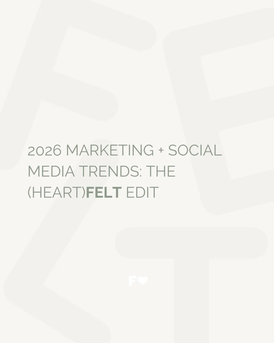 Every year at this time the marketing world goes into overdrive to roll out the new trends we *must* adopt for success in the new year.

New hacks. New &lsquo;can&rsquo;t miss out&rsquo; tactics. New platforms we &lsquo;must&rsquo; be on to remain re