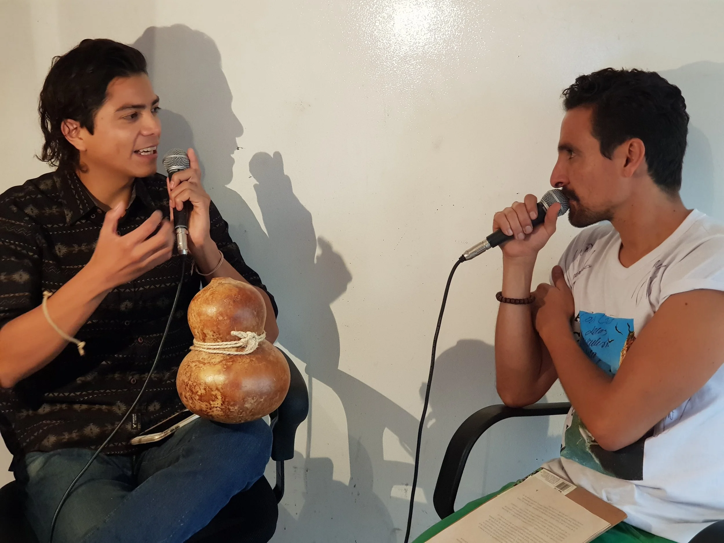 La actriz mexicana Ximena Ayala con Enrique Cervantes