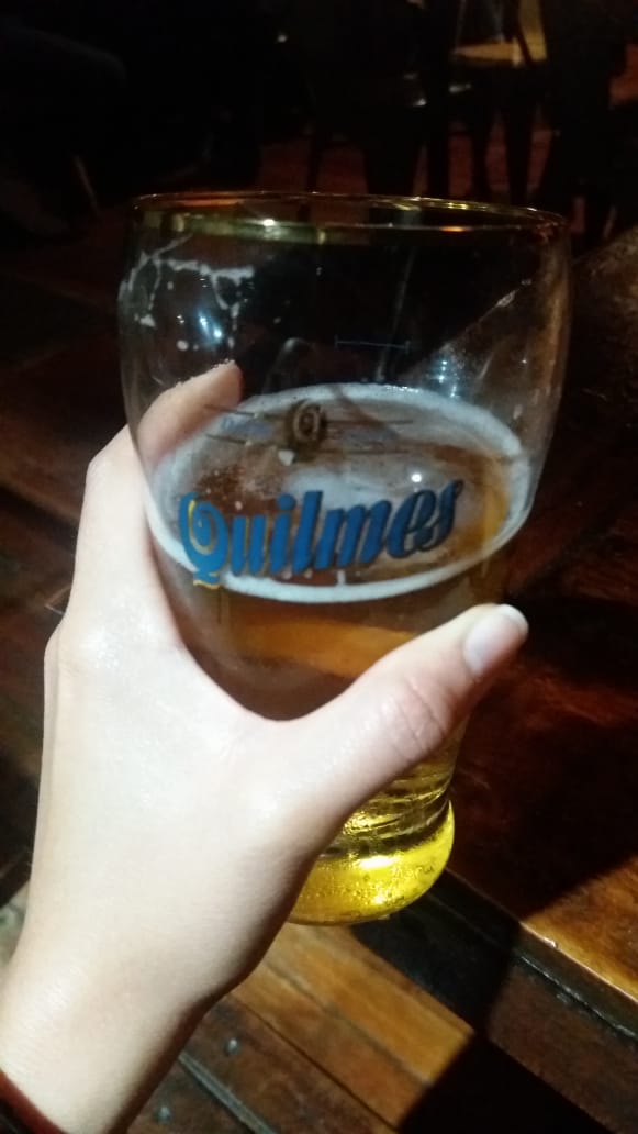 Chopp de Quilmes en el Club de la Milanesa