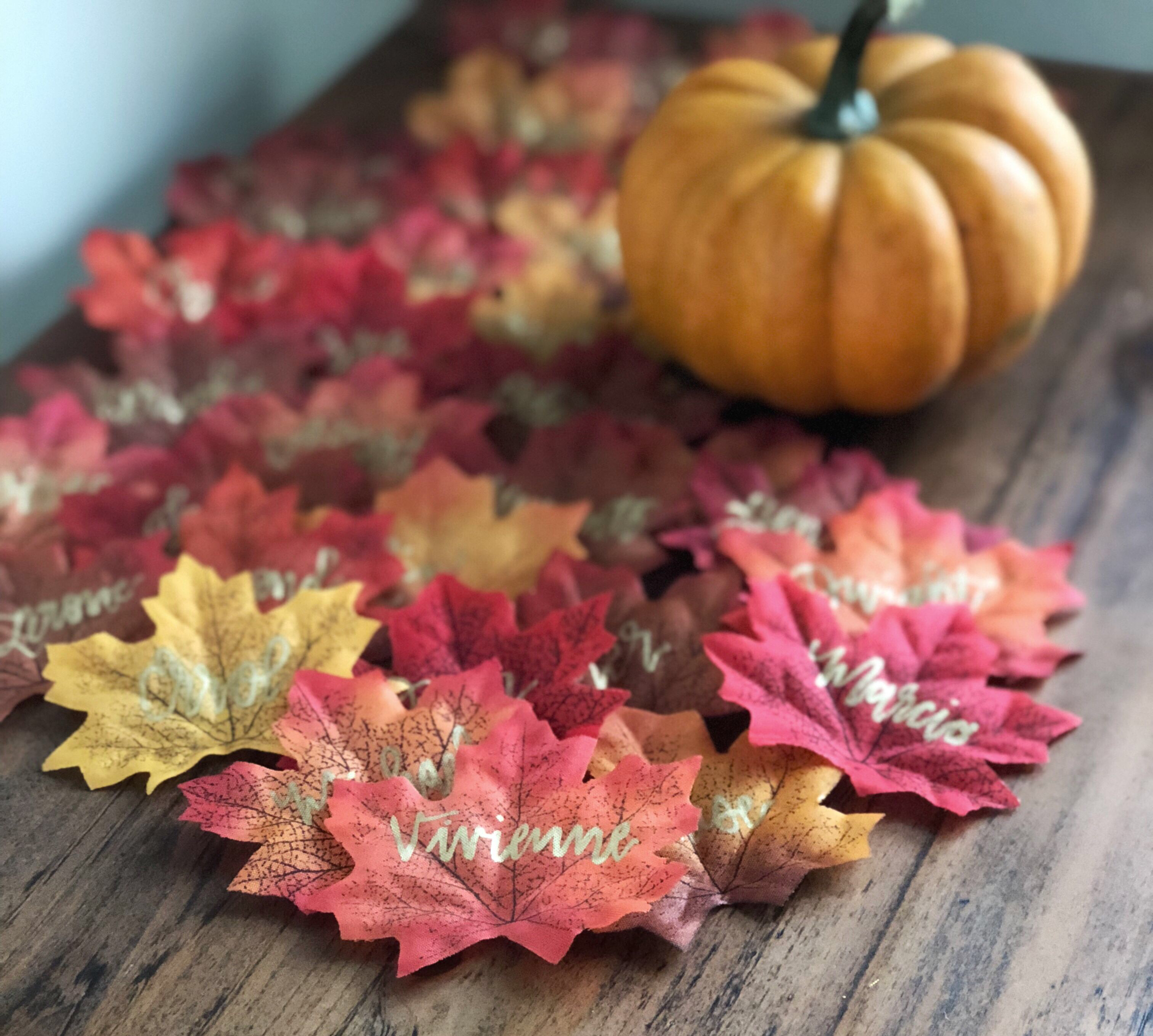 Fall Leaf Place Cards (Copy)