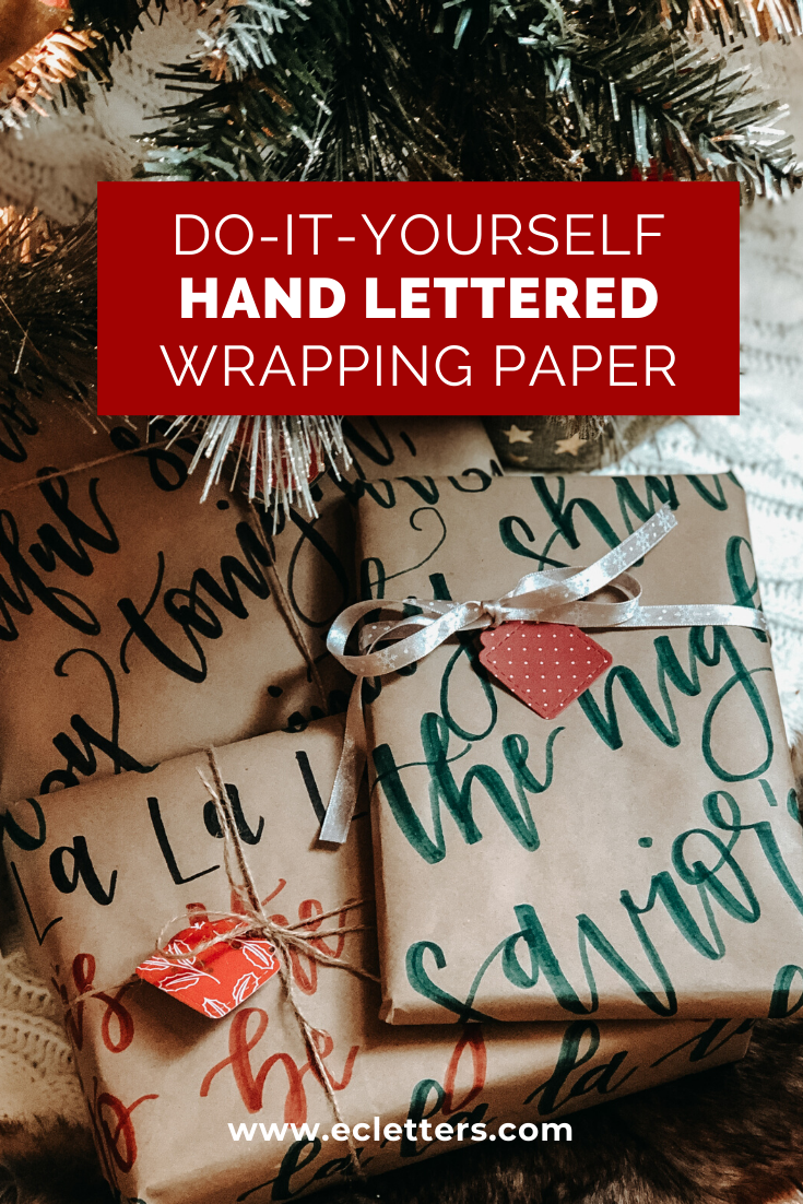 Make Your Own DIY Wrapping Paper — ECLetters