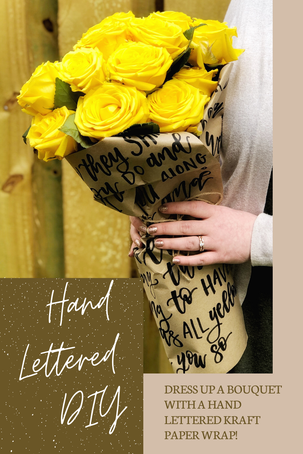 An Easy Flower Bouquet DIY — ECLetters | Maryland Calligrapher