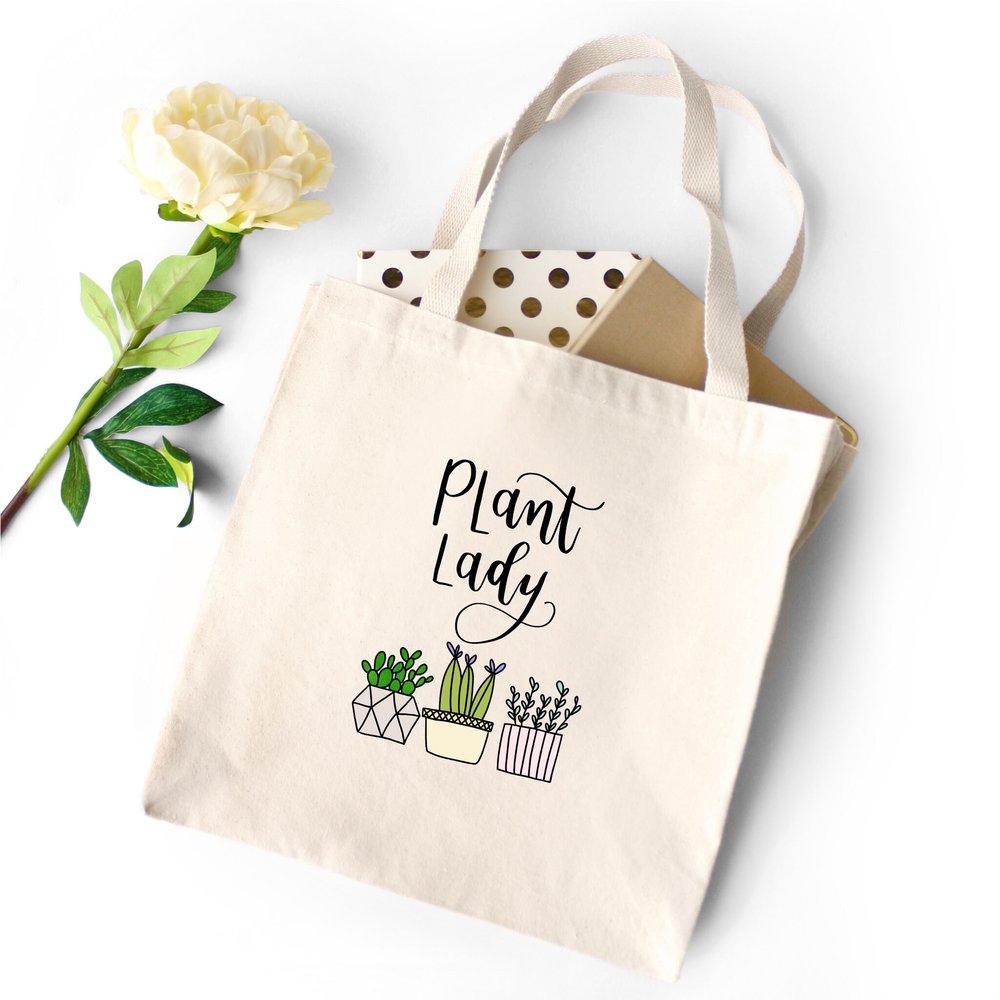 Crazy Plant Lady Personalized Tote Bag, Ohio Tropics Tote Bag