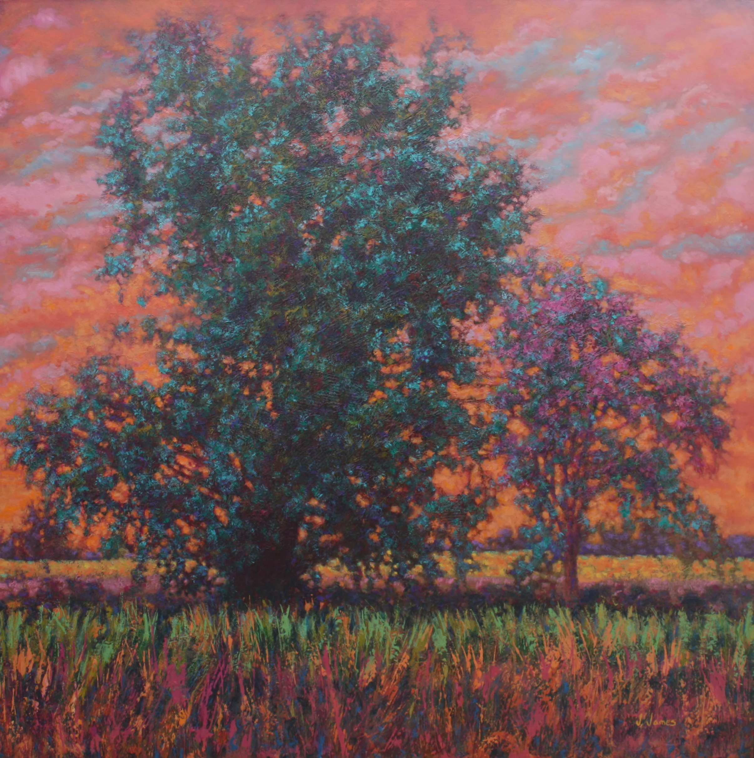 Woven, 48" x 48" Oil on Canvas