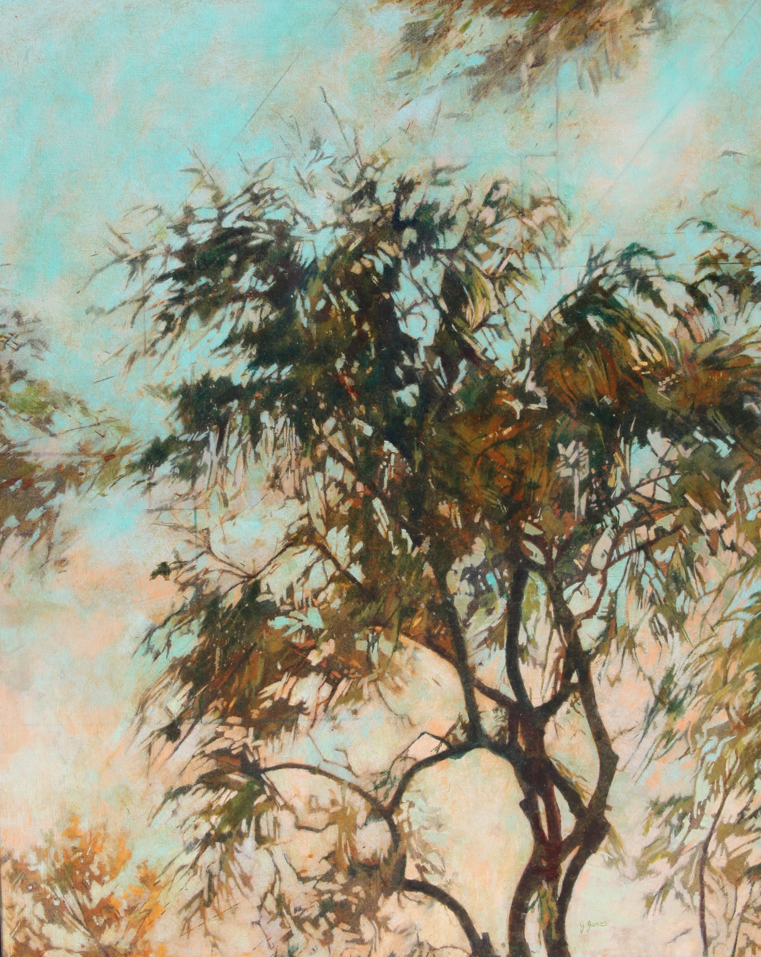 In The Neighborhood, 30" x 24" Oil on Canvas
