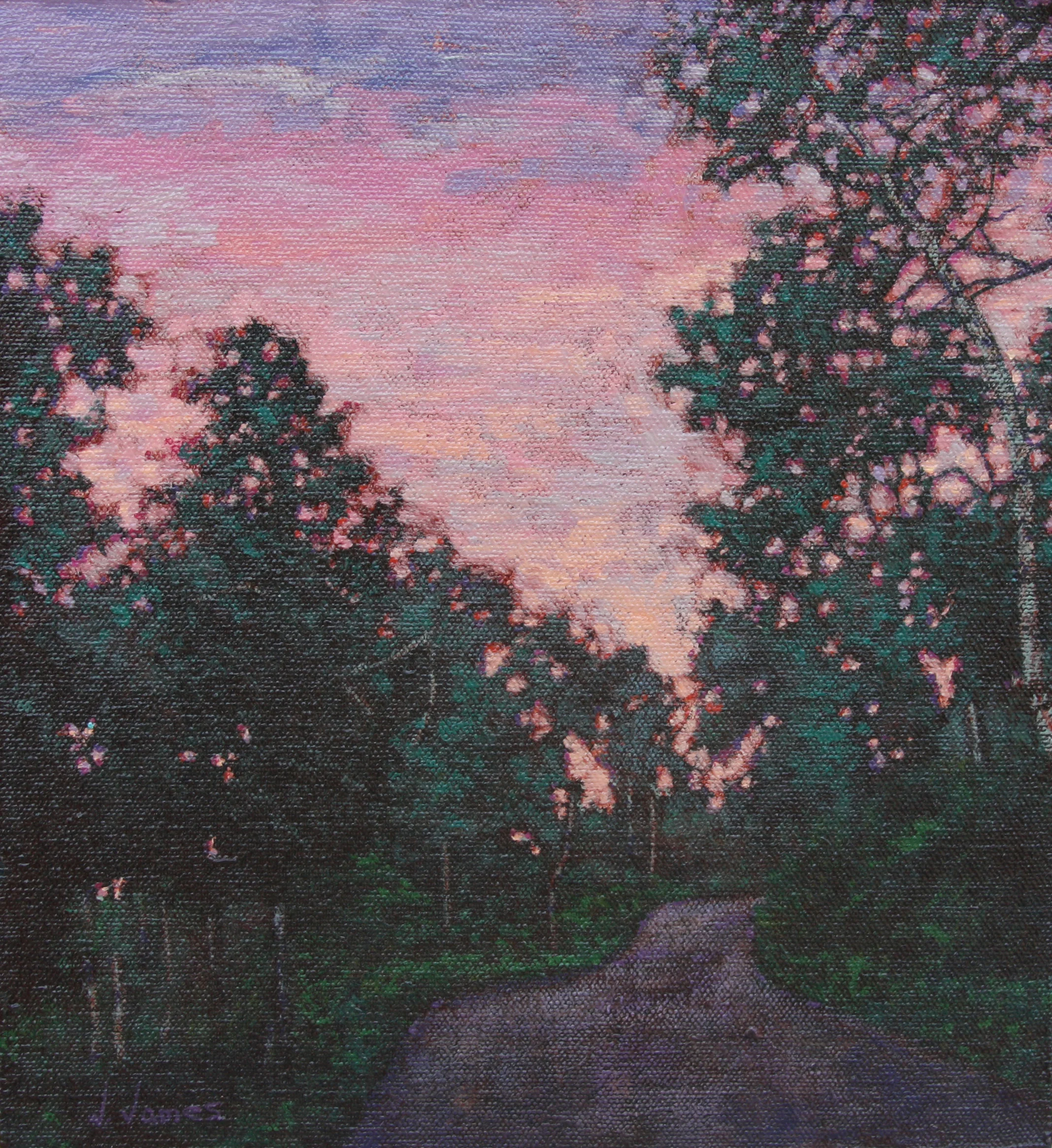 Down The Road, 14" x 10" Oil on Linen