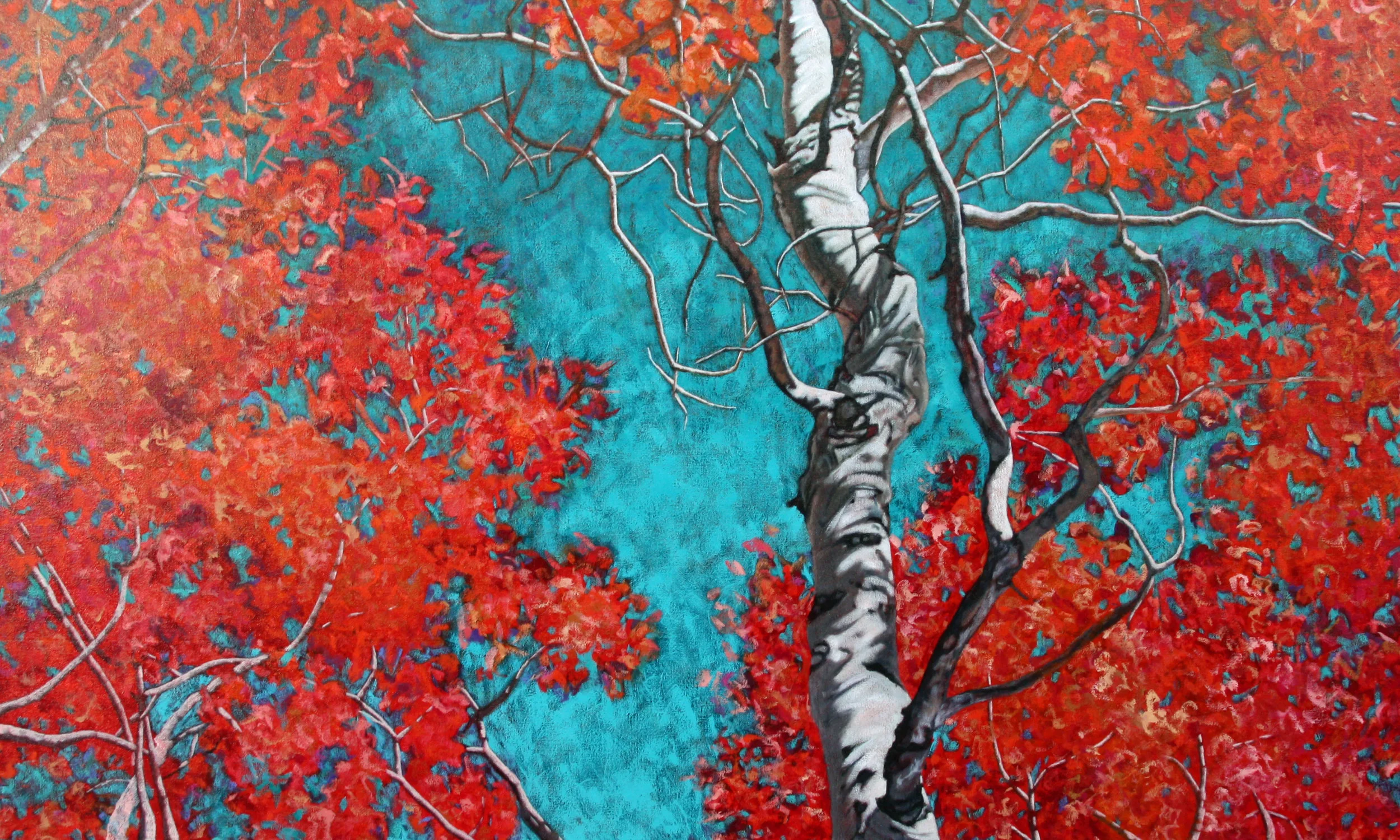 Confetti, 36" x 60" Oil on Canvas