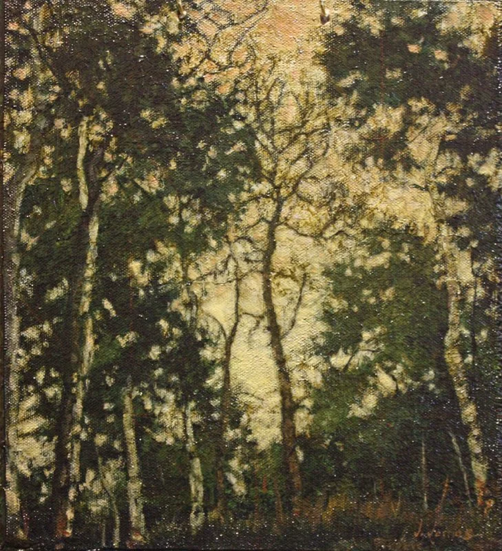 Untitled, 11" x 10" Oil on Canvas