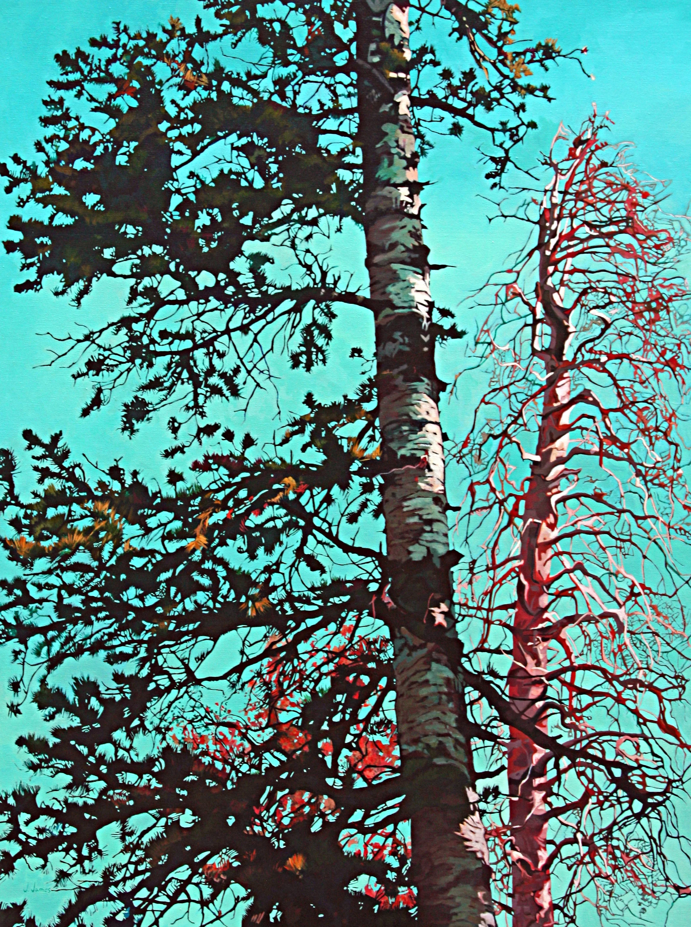 Closer, 40" x 30" Oil on Canvas