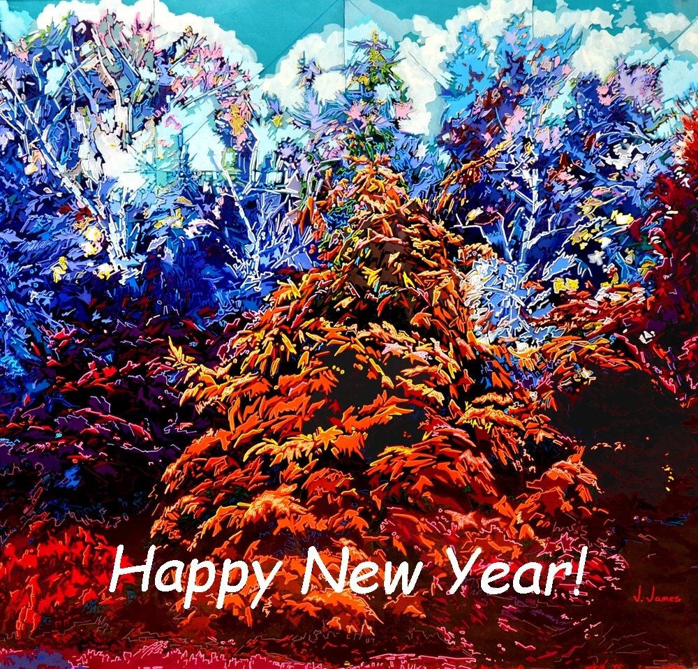 Happy New Year!!! May 2018 be a year filled with art that makes you smile!