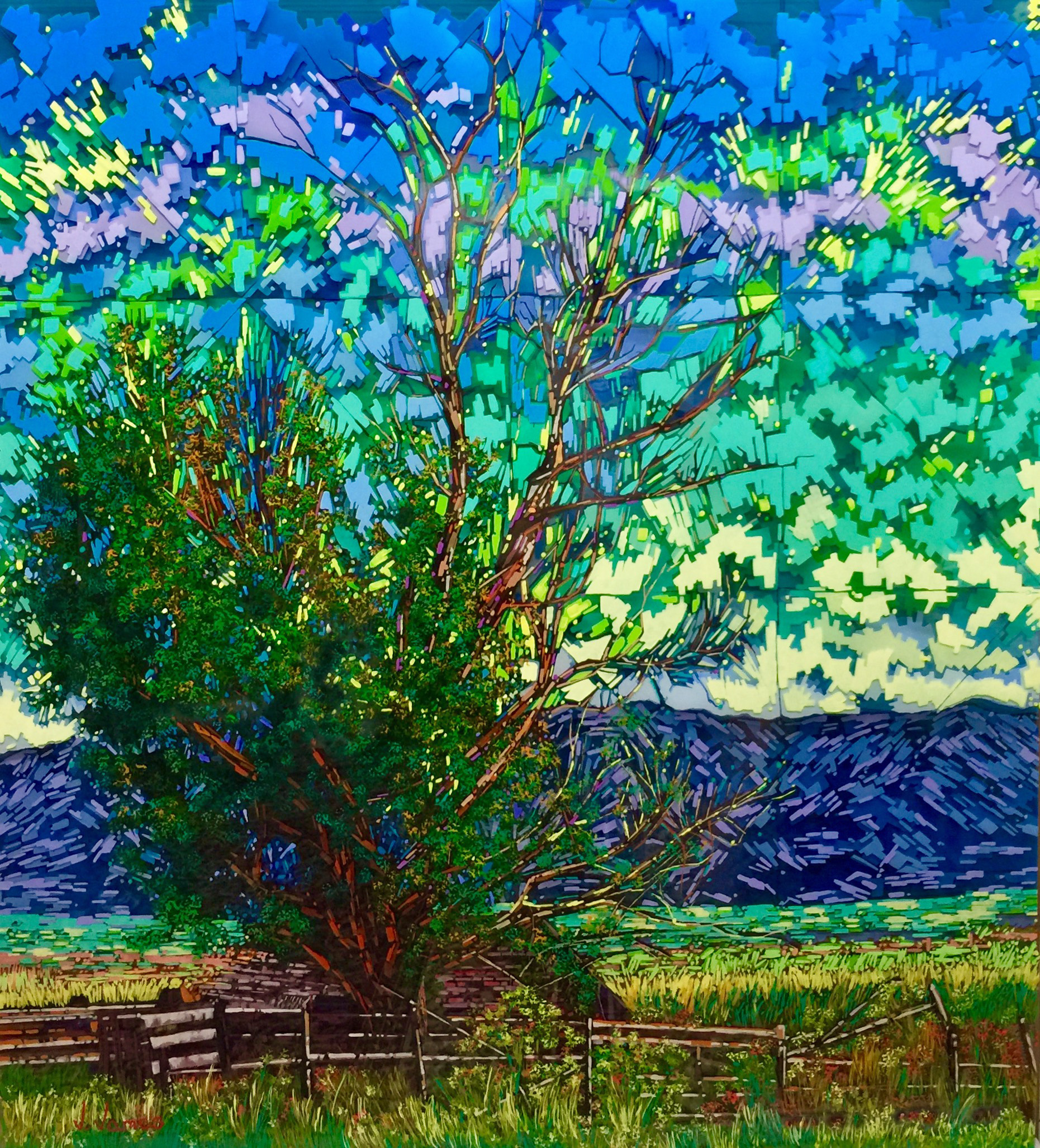 Punctuating The Blue, Solo Exhibition, Billings, MT