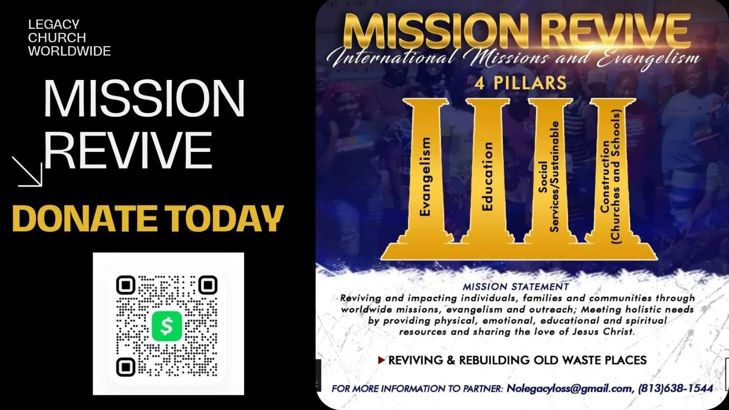 We Mission Ready!!

But we need your help‼️

Donate Today‼️

We can stop by pick up a check payable to
No Legacy  Loss 

Cashapp $Nolegacyloss 

Send PayPal invoice 

For more infomation how you can partner or volunteer 

Nolegacyloss@gmail.com 
(813