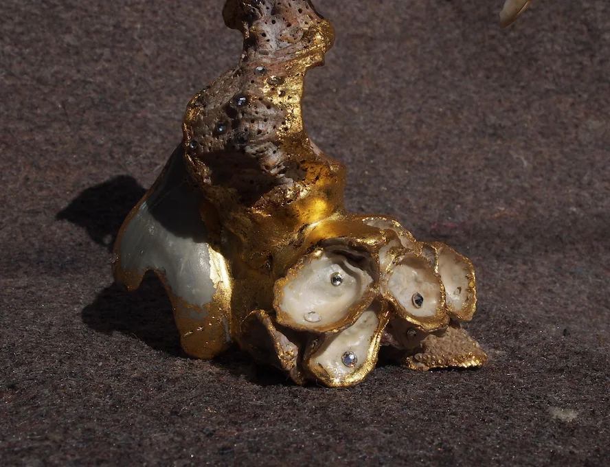 "Aquatic Cluster Skull" (detail)
