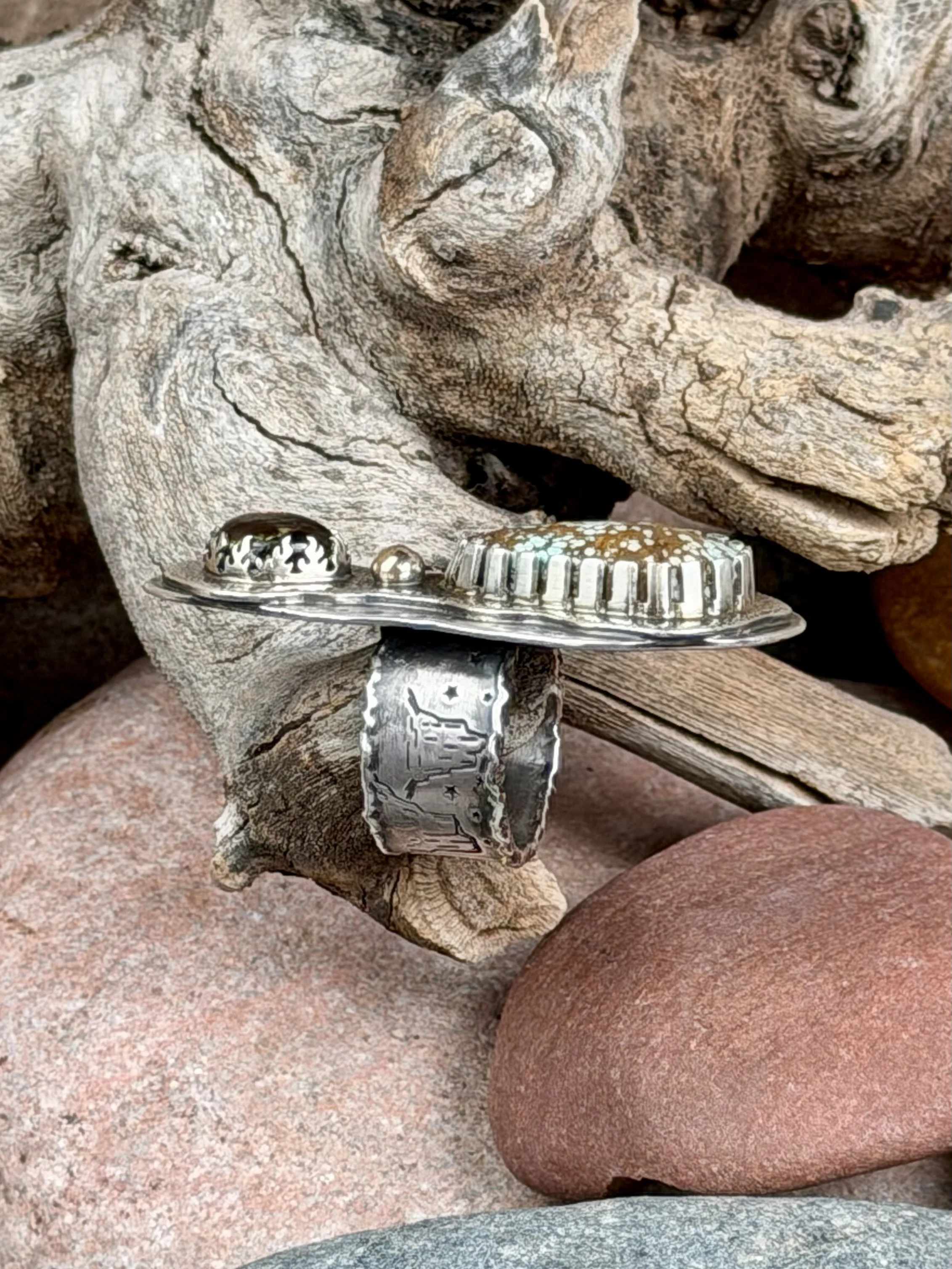 Earth • Fire • Sky Ring Side View C