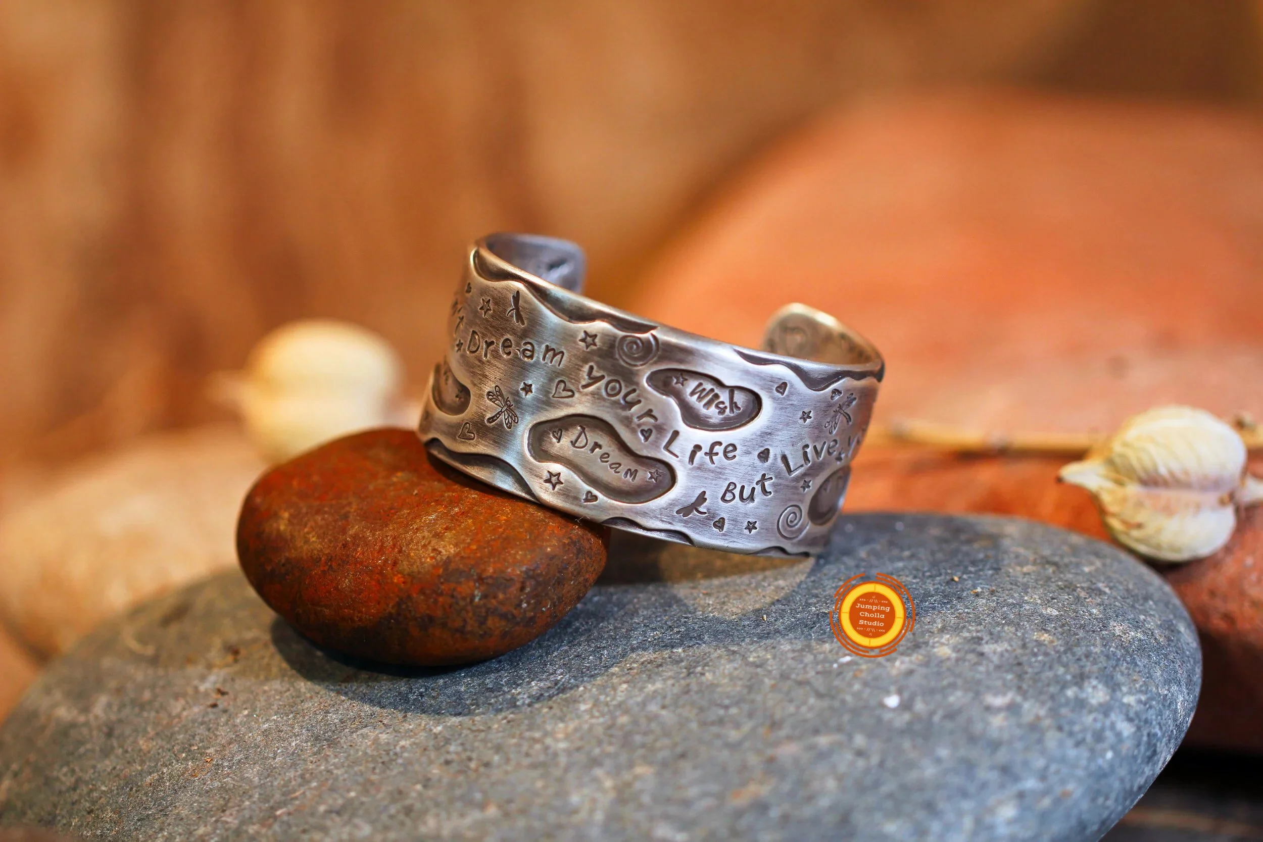 Dragonfly Wisdom Spoken Word Cuff