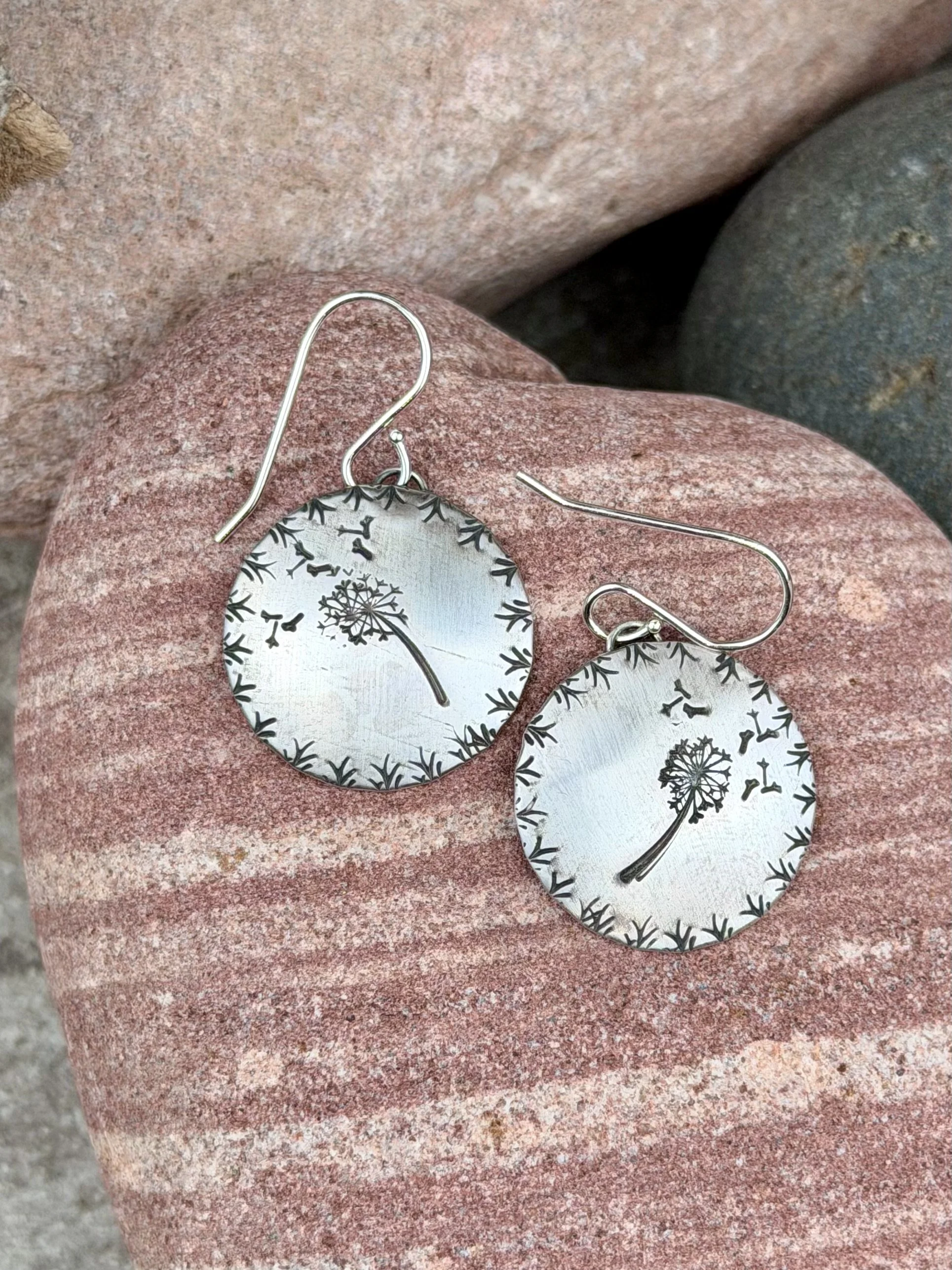 Wishes on the Wind Silver Earrings