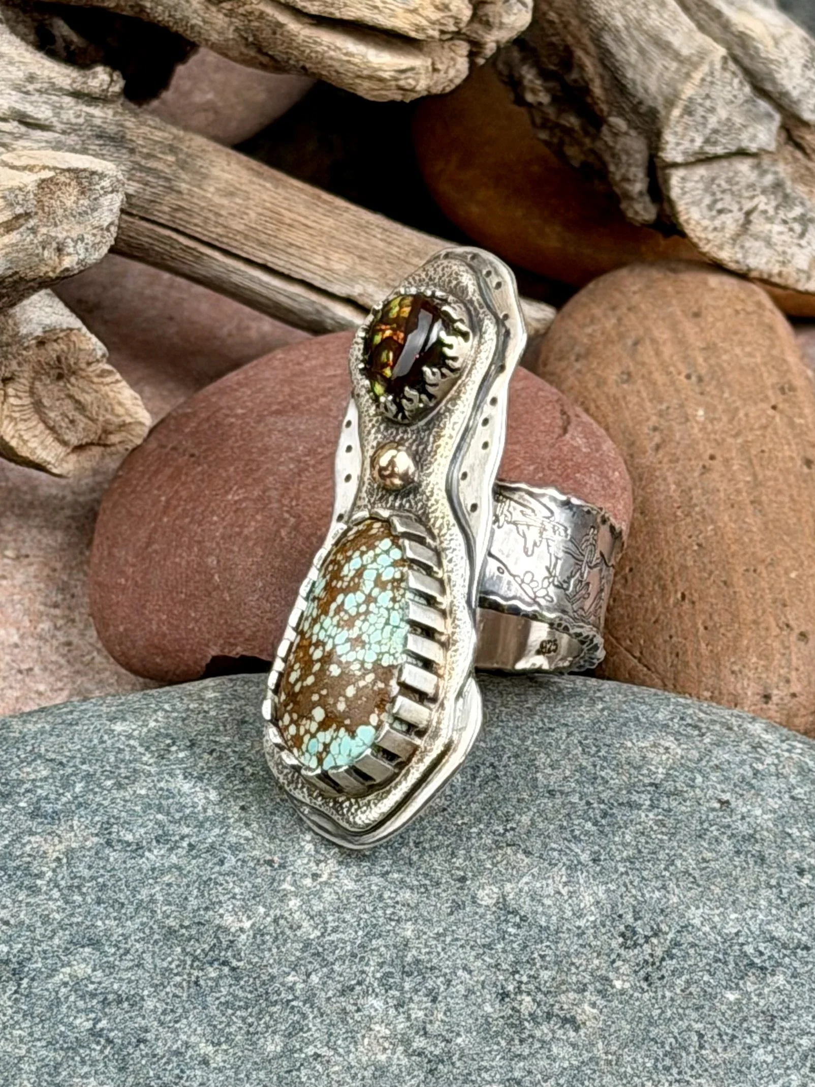 Earth • Fire • Sky Ring Front View C