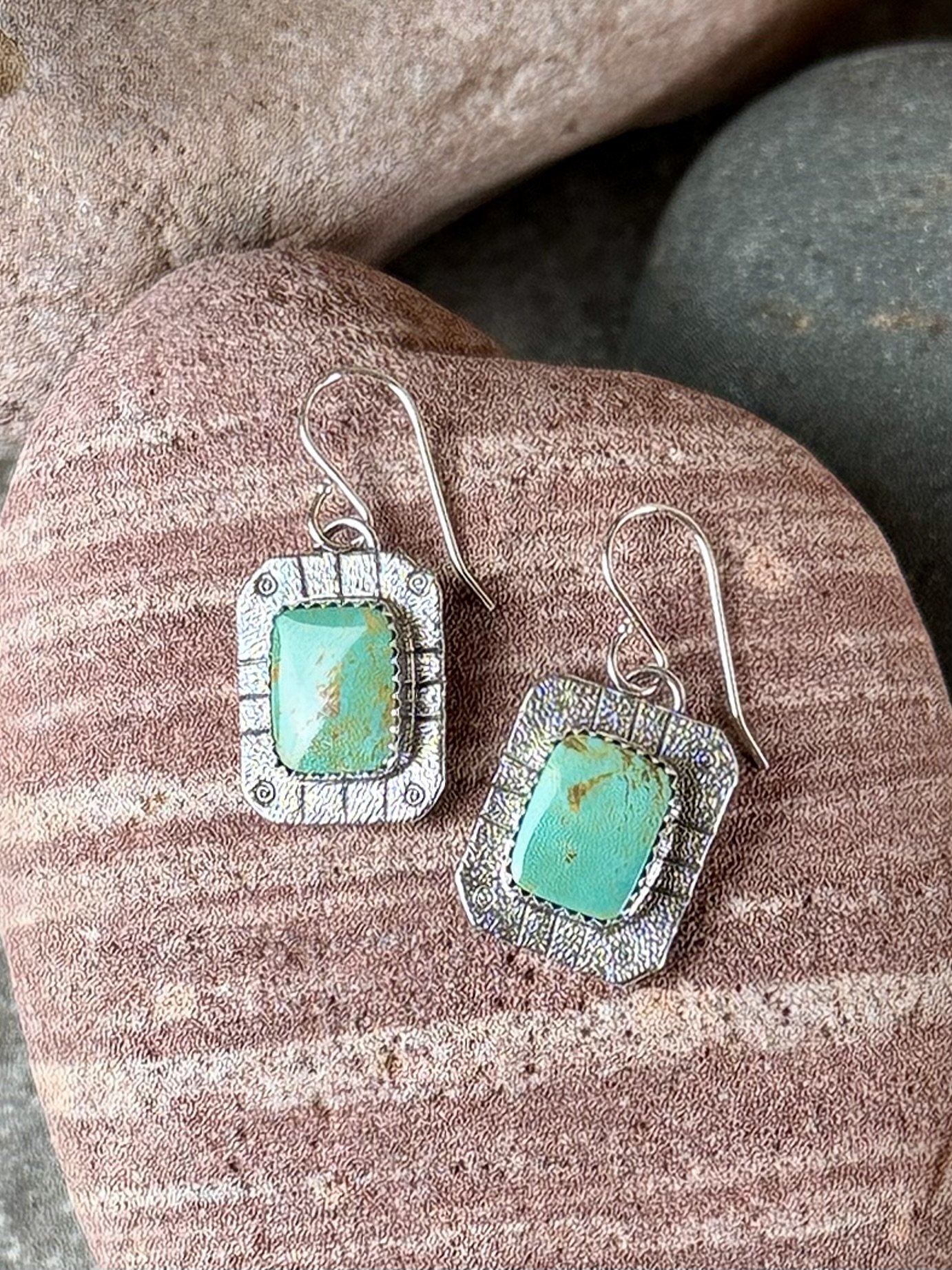 Desert Window Turquoise Earrings