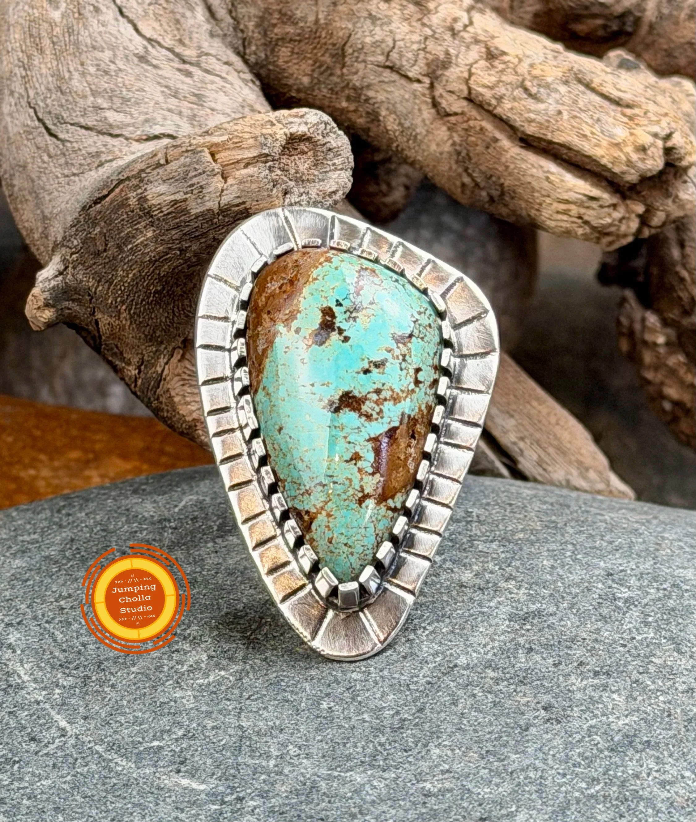 Canyon Sunburst Ring front view 2