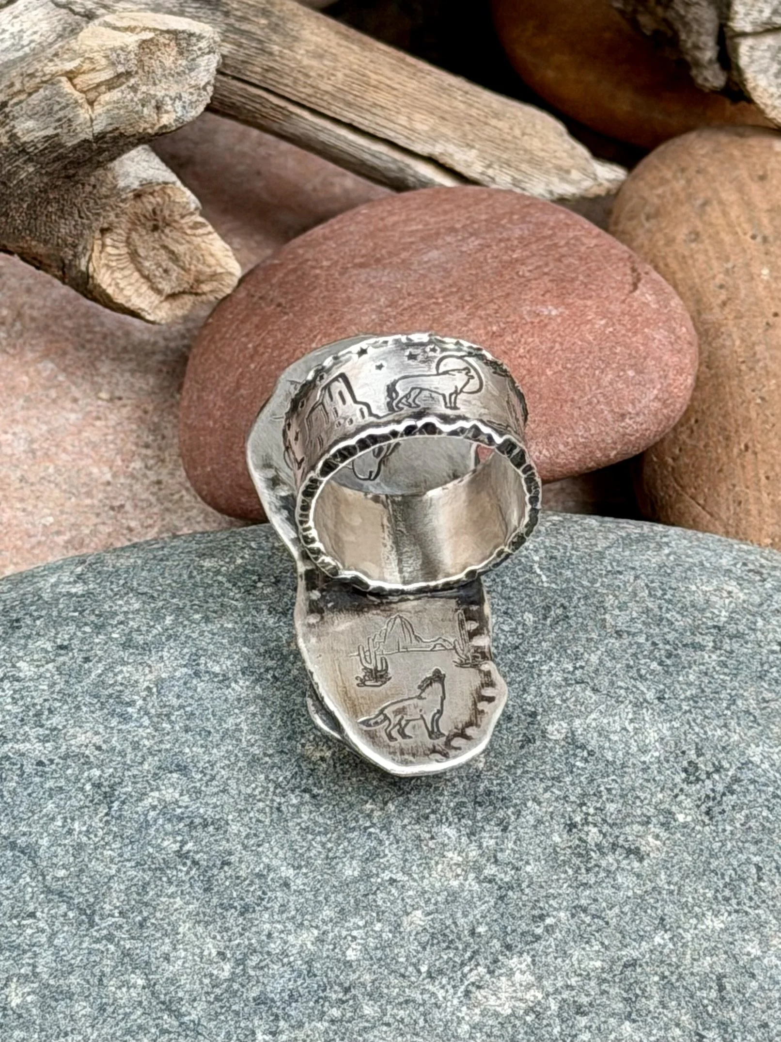 Earth • Fire • Sky Ring Bottom View C