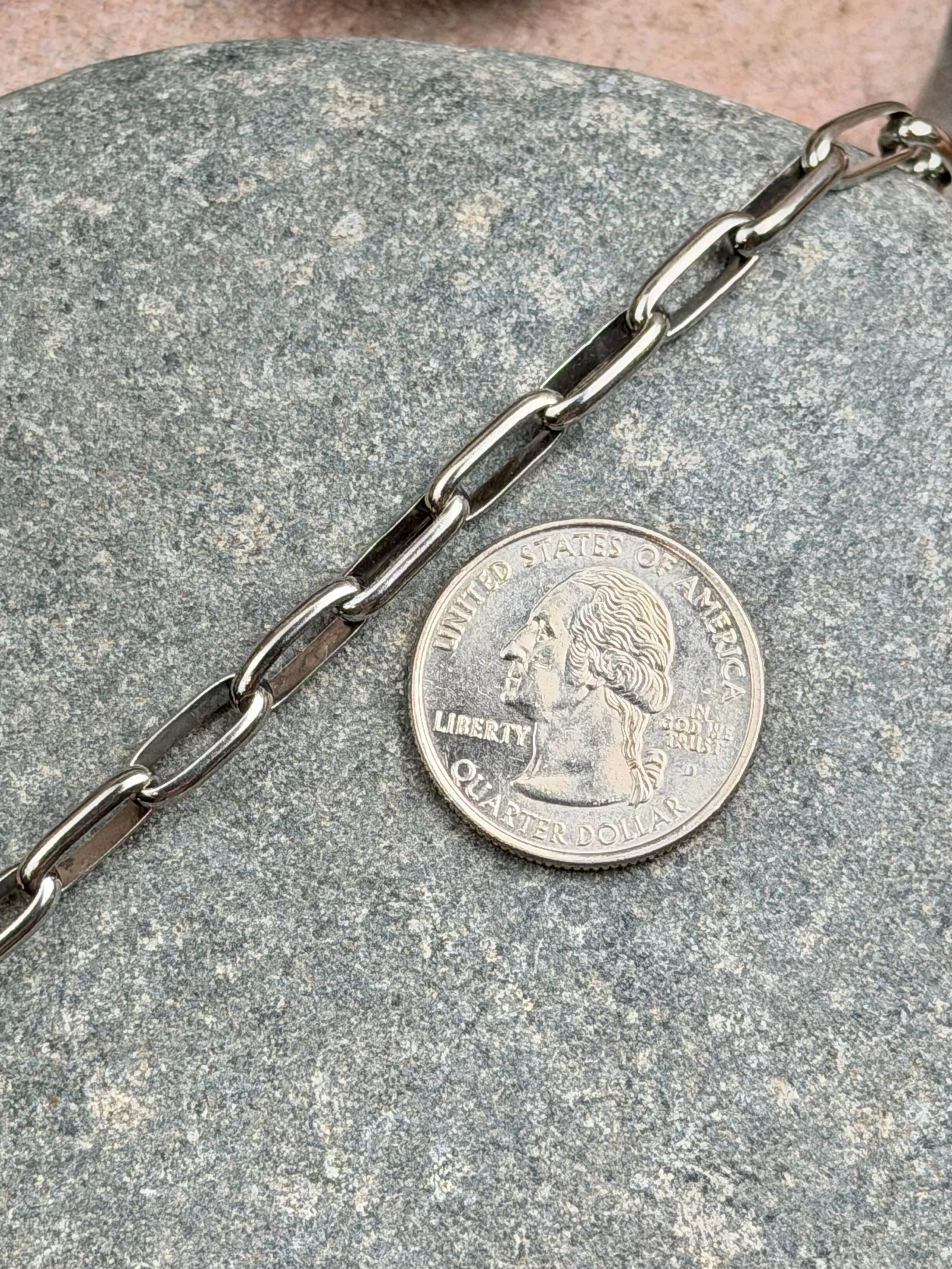 Medium Gaguge Sterling Silver Chain