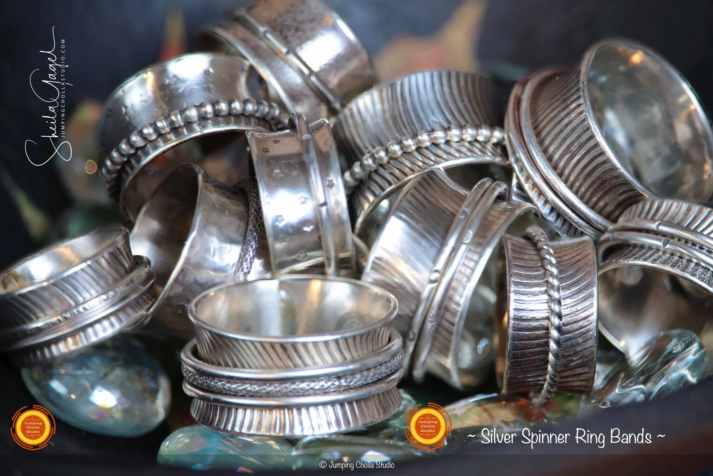 Silver Spinner Rings