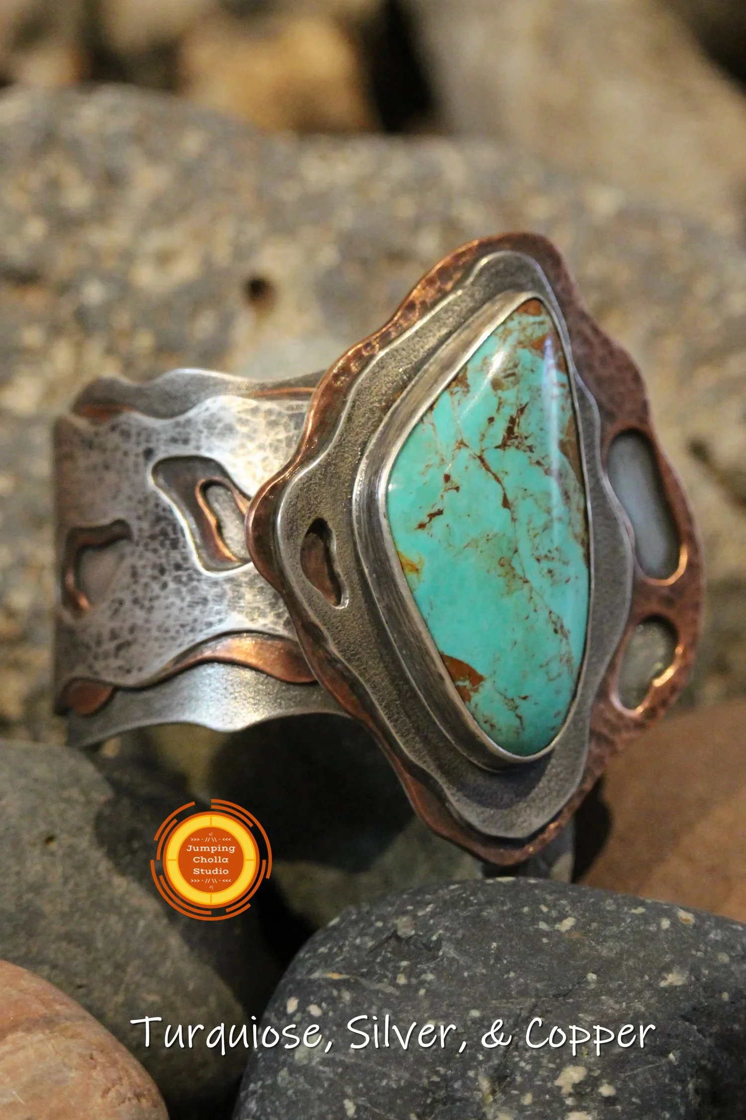 Turquoise Rippling Waters Cuff