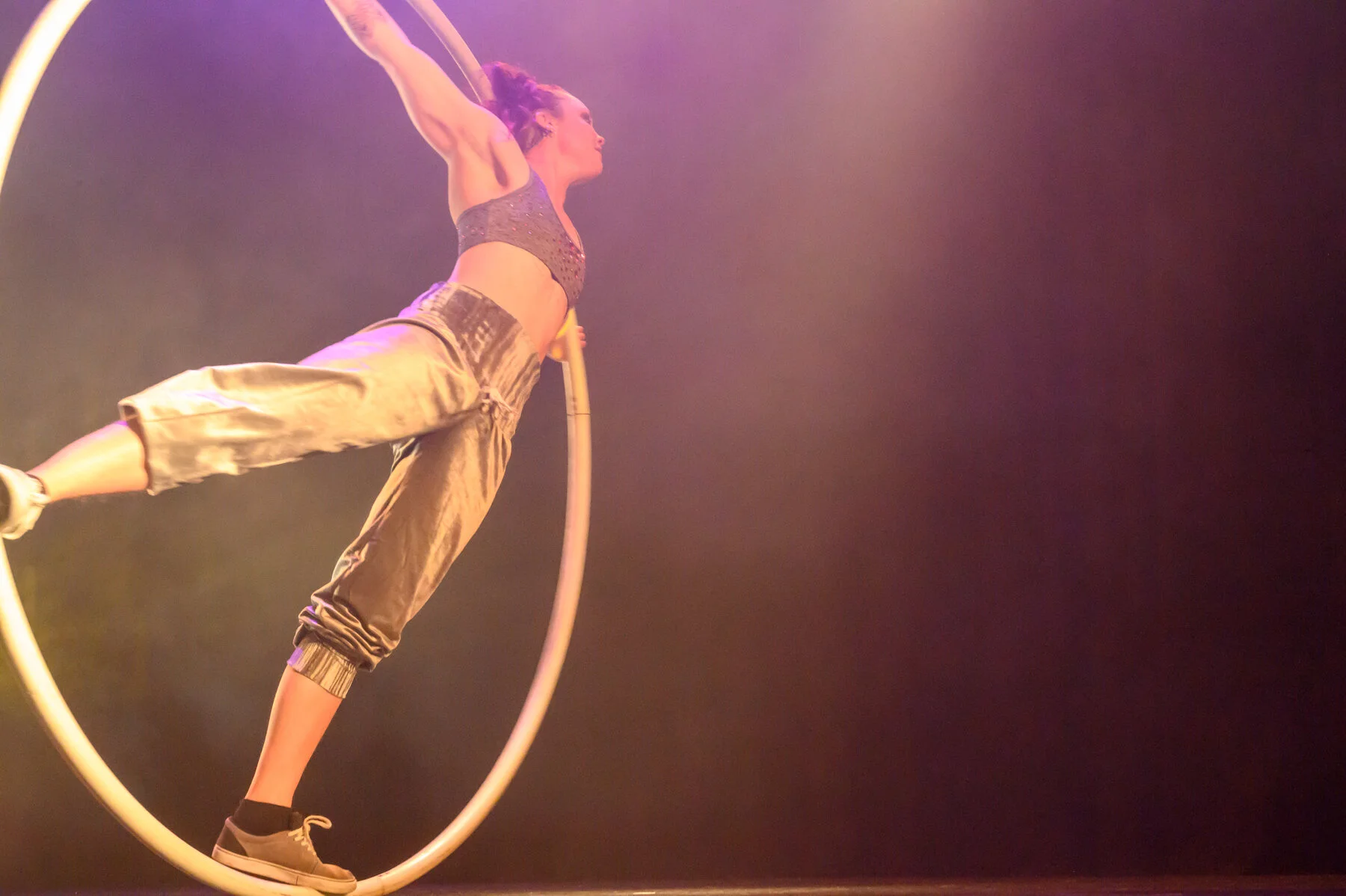   “The key is that these New Zealand performers, as incredibly adept they are at pushing the limits of aerial routines, are not afraid to keep it real. And some of the topics they tackle here often feel painfully, intimately honest. They make themselves vulnerable, but at the same time, with their honed limbs and washboard core muscles, they're literal models of female power, as well as body and sex-positivity--an apt kickoff to the Cultch's winter Femme Series.”  — Janet Smith, The Georgia Straight 