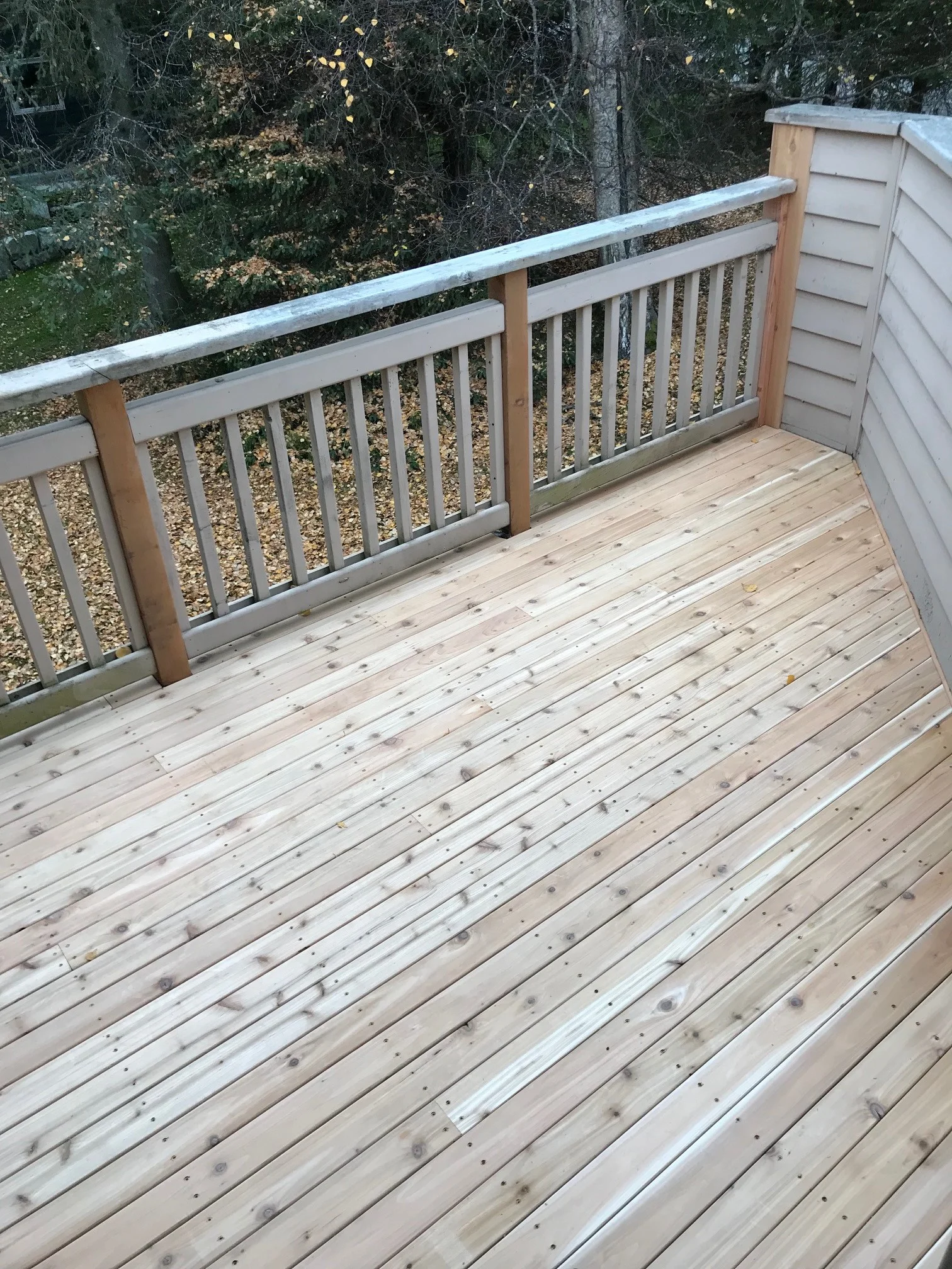 Rotted decking repair