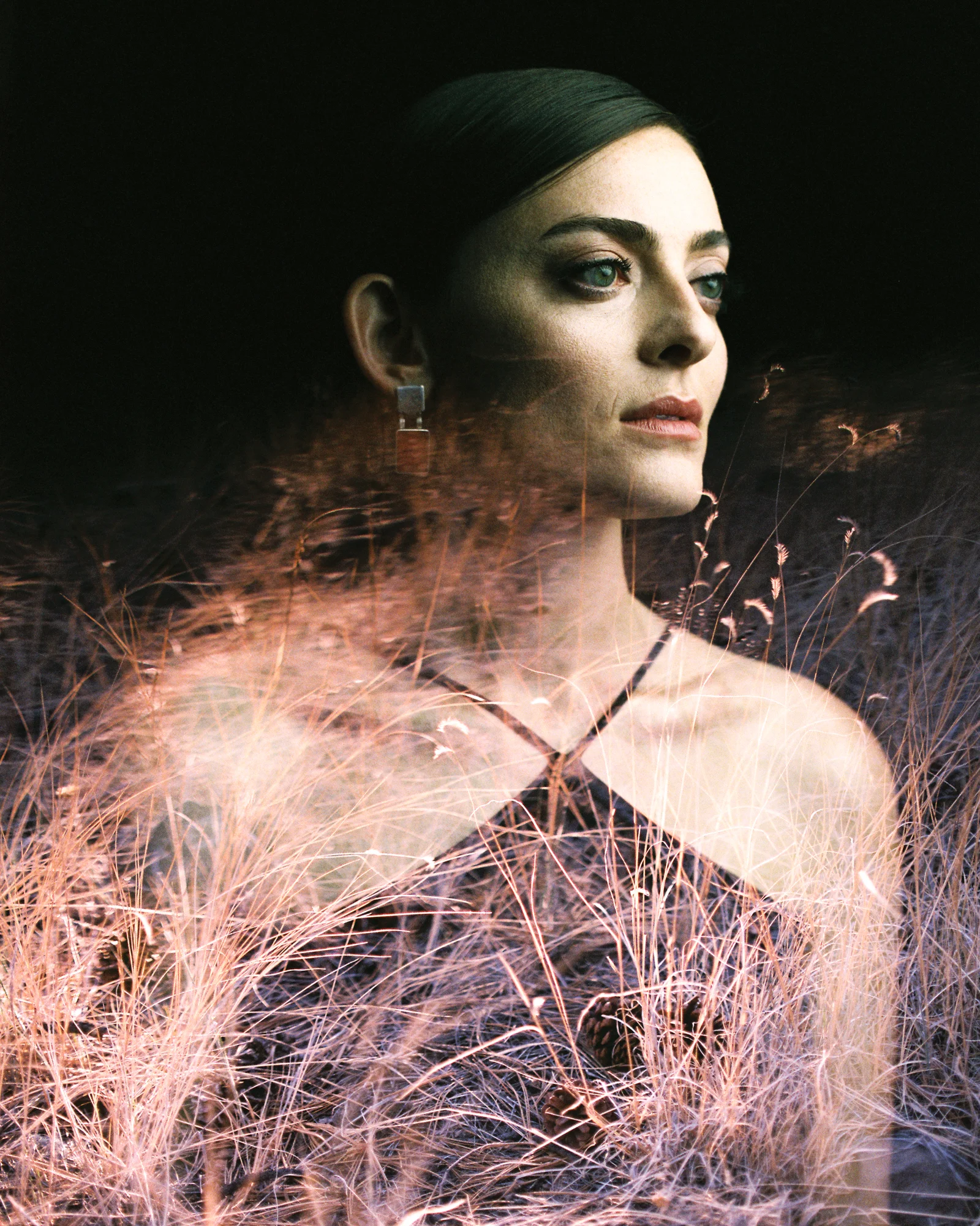 Grace Rolland Rising Sun Daughter Promotional Photos & Album Artwork Double Exposure