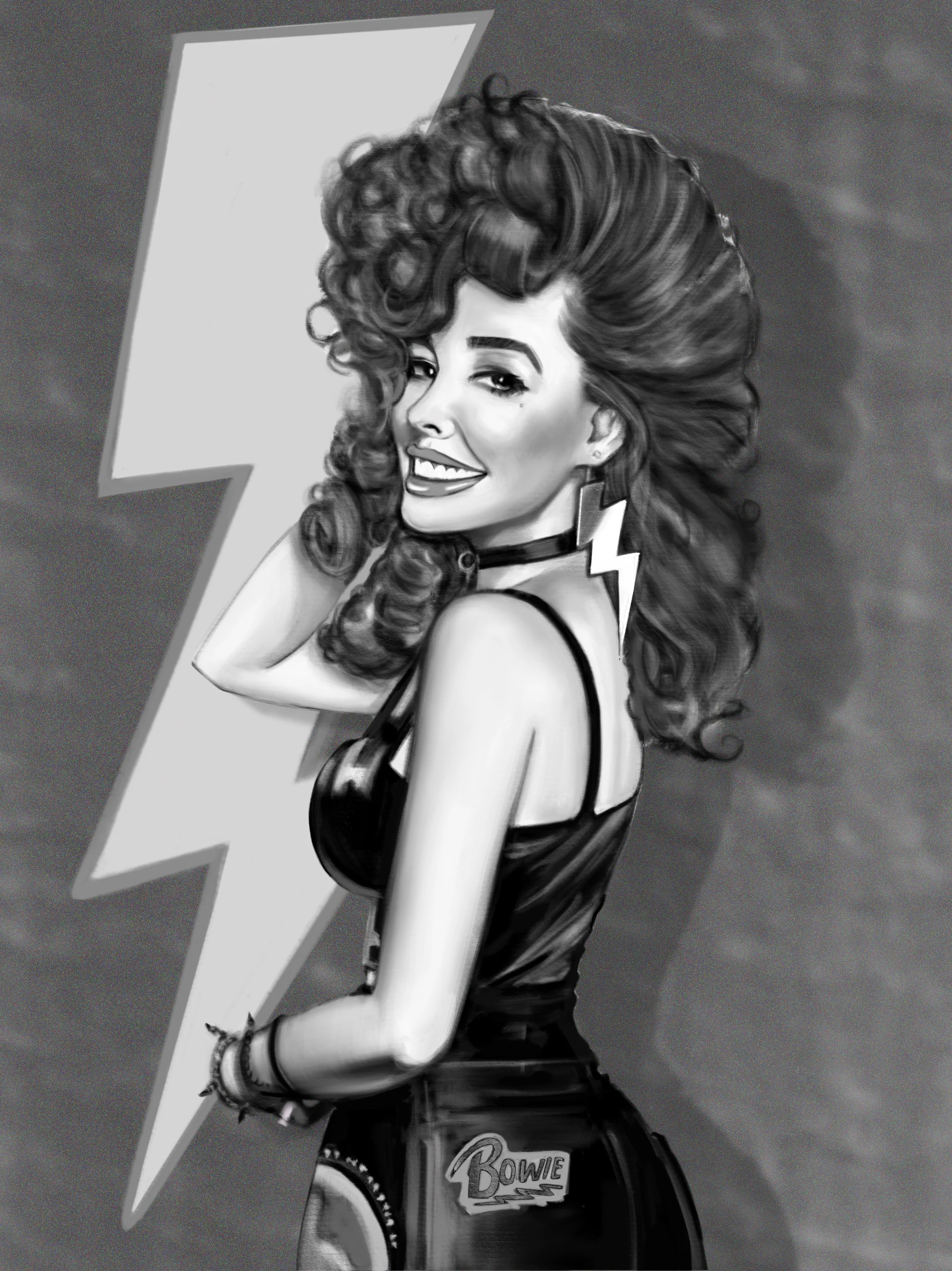 Rebel Rebel by artist 3D/2D character artist Edgar Gonzalez Original Photo