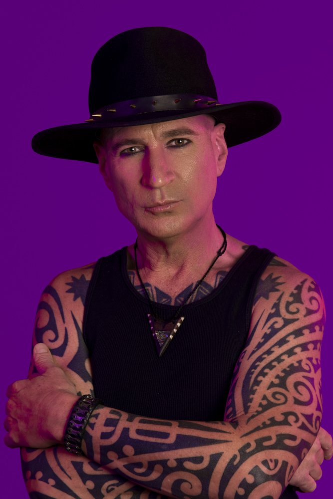 RANDY CHRISTOPHER BATES Album Art by Vico Velez Photography Rock N Roll Musician Metal Los Angeles Hollywood Colorful Vibrant Bold Photography