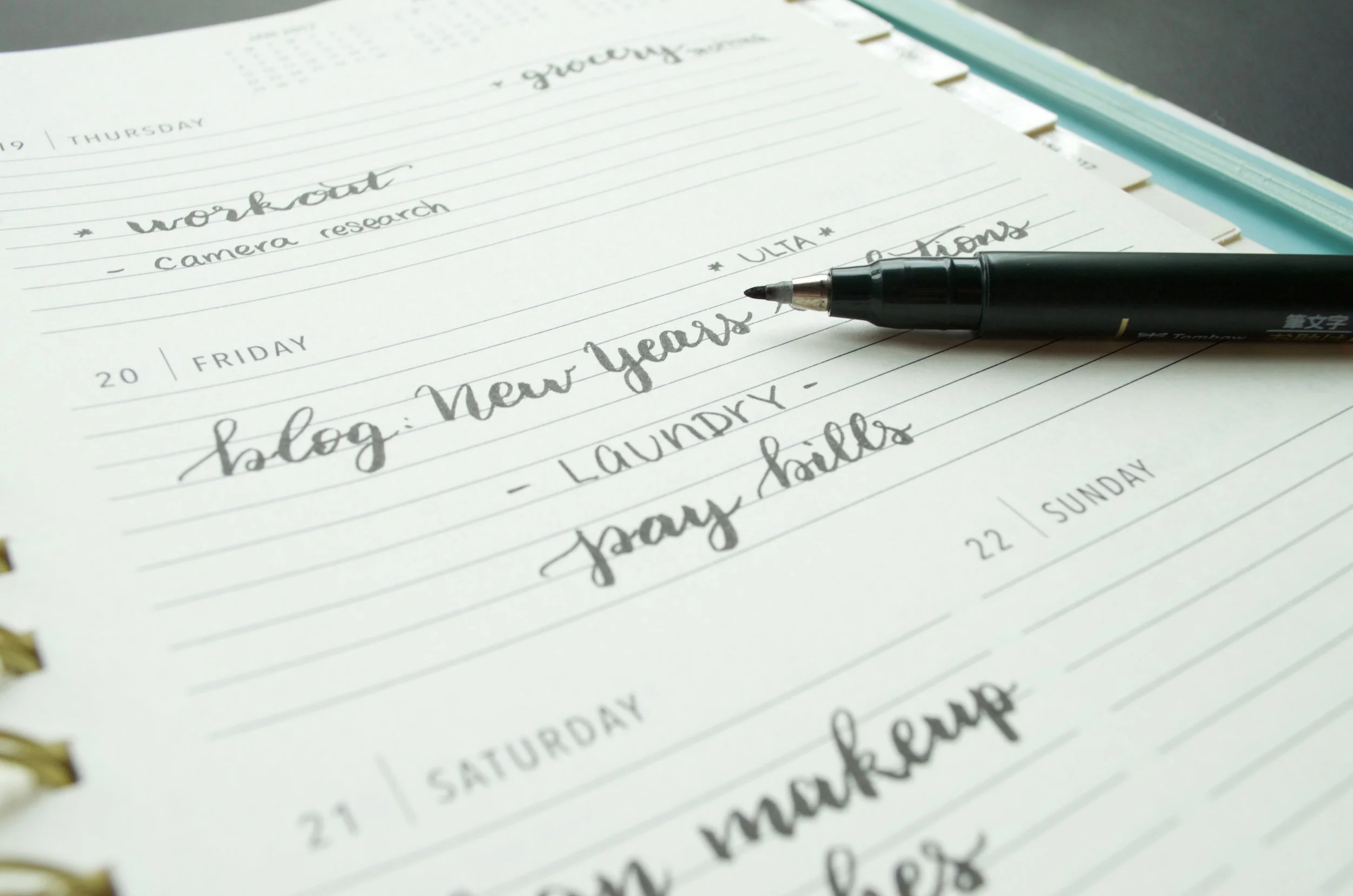 New Years Resolutions