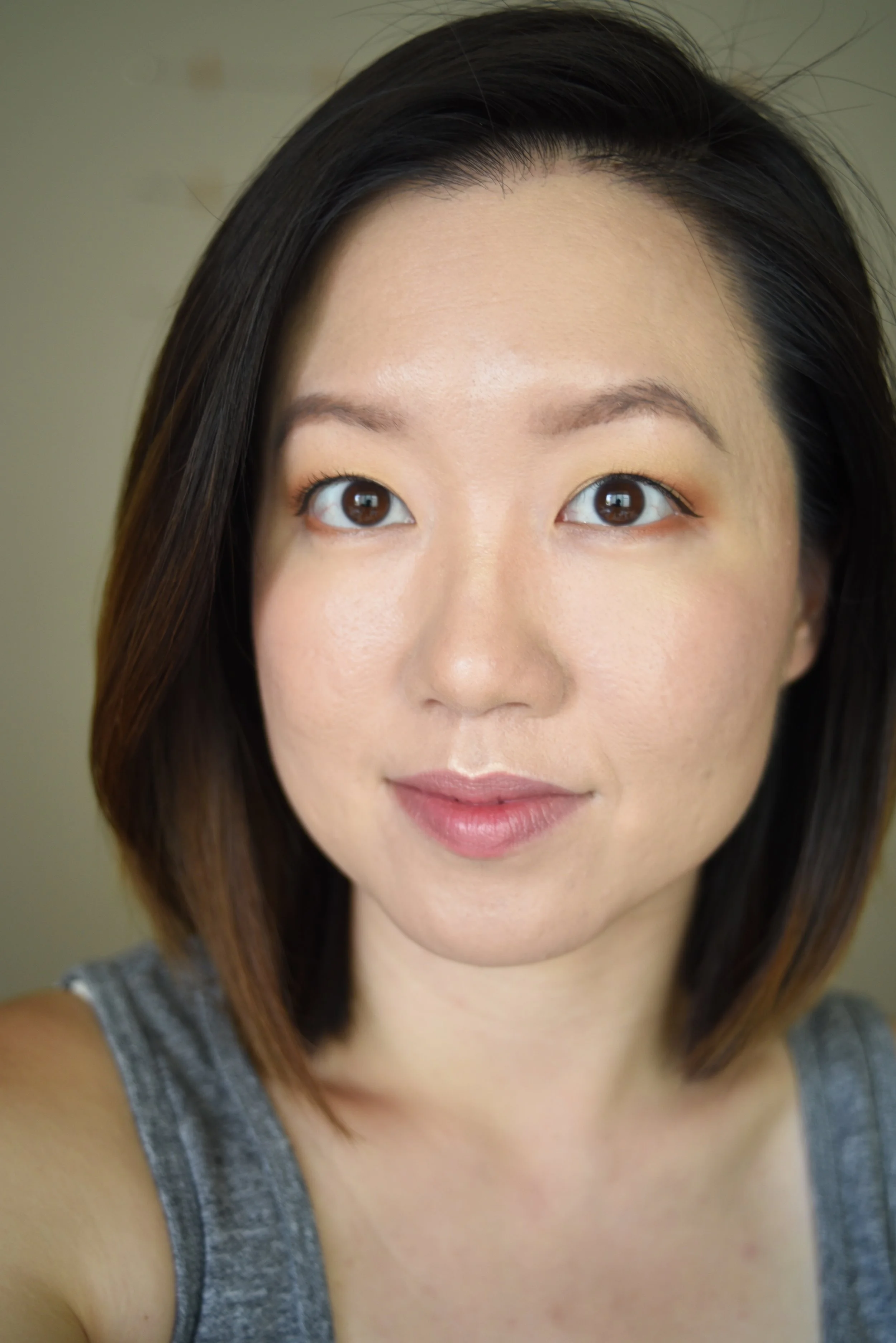 Unedited photo! Makeup freshly applied.
