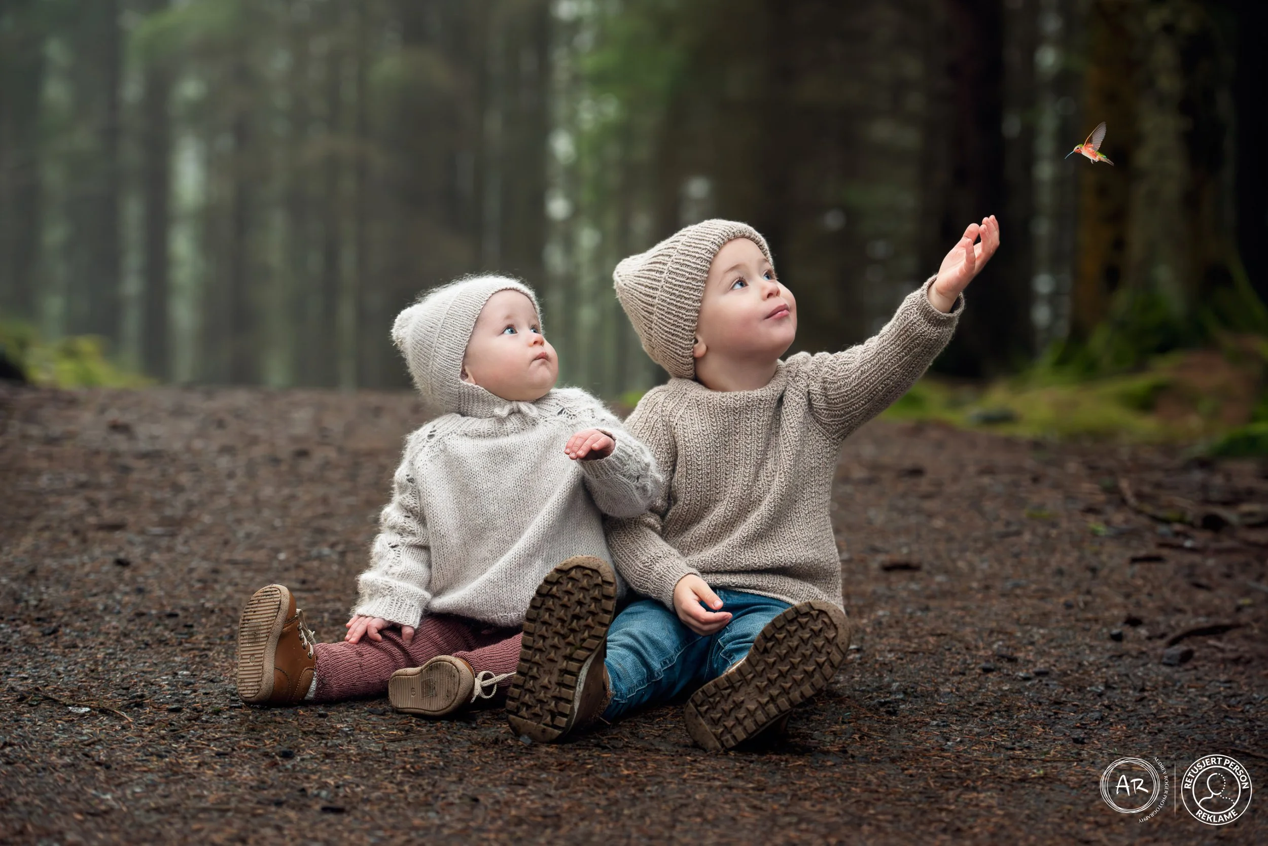 Barnefotografering i Skogen (9100)
