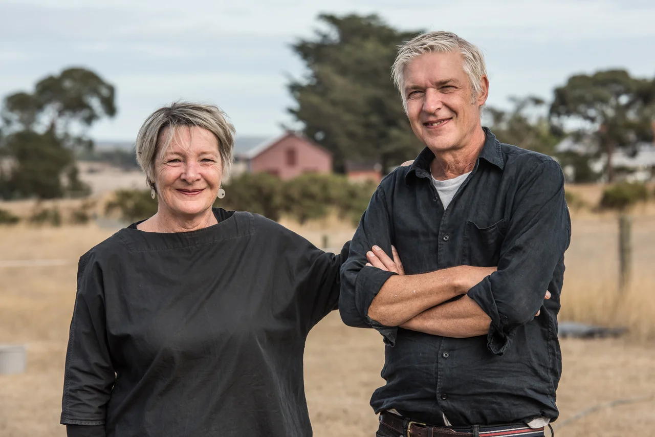 Wife and husband Karan Hayman and Mark Howson. Image by Richard Cornish.