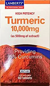 LAMBERTS - TURMERIC 10,000MG 60 tablets