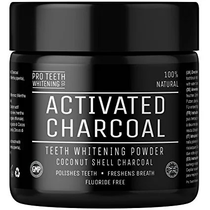 Activated Charcoal Natural Teeth Whitening Powder by Pro Teeth Whitening Co® | Manufactured in the UK