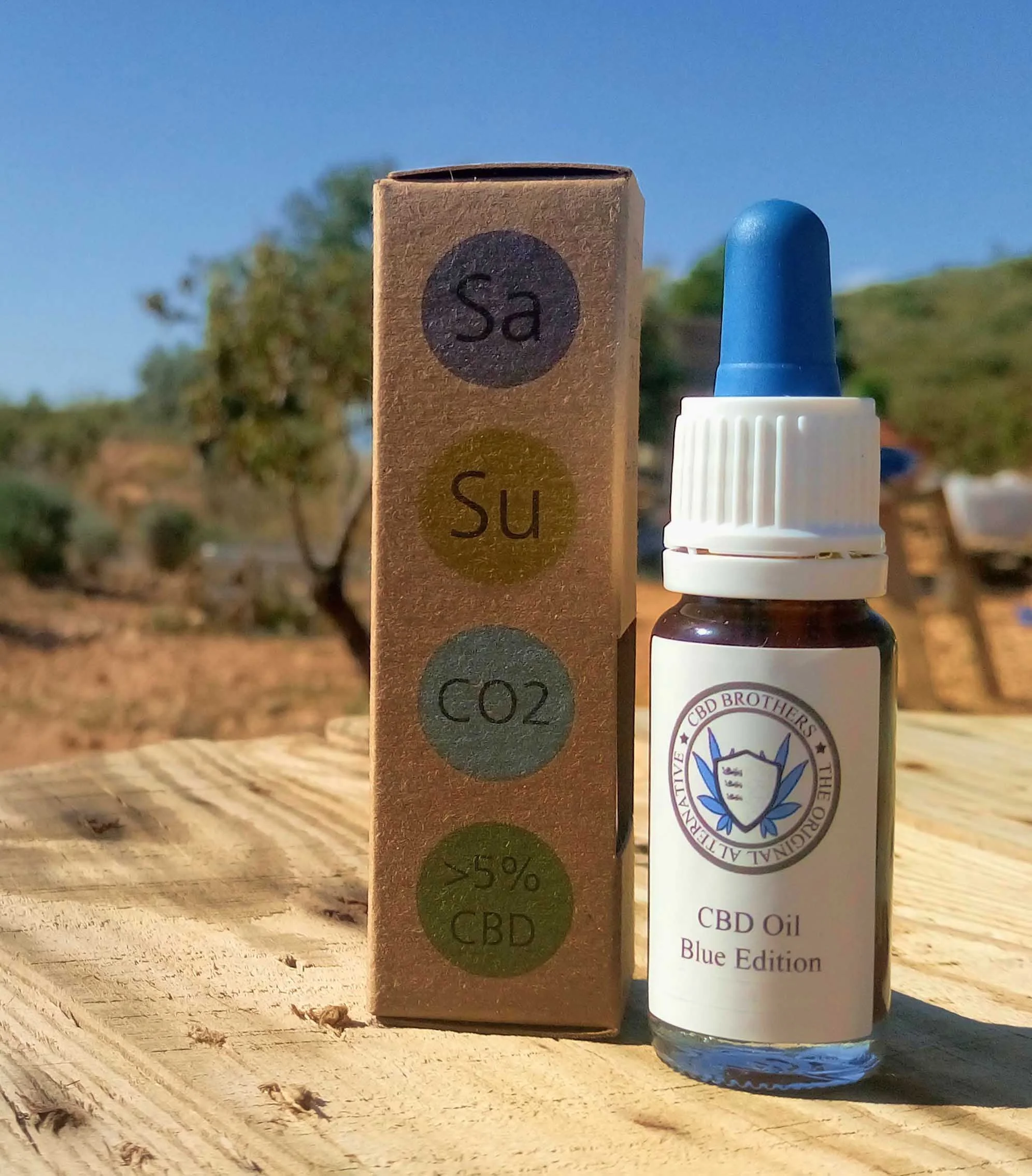 Blue Edition CBD Oil – 2000mg > 25% CBD – 5% Per 10ml (Sativa)