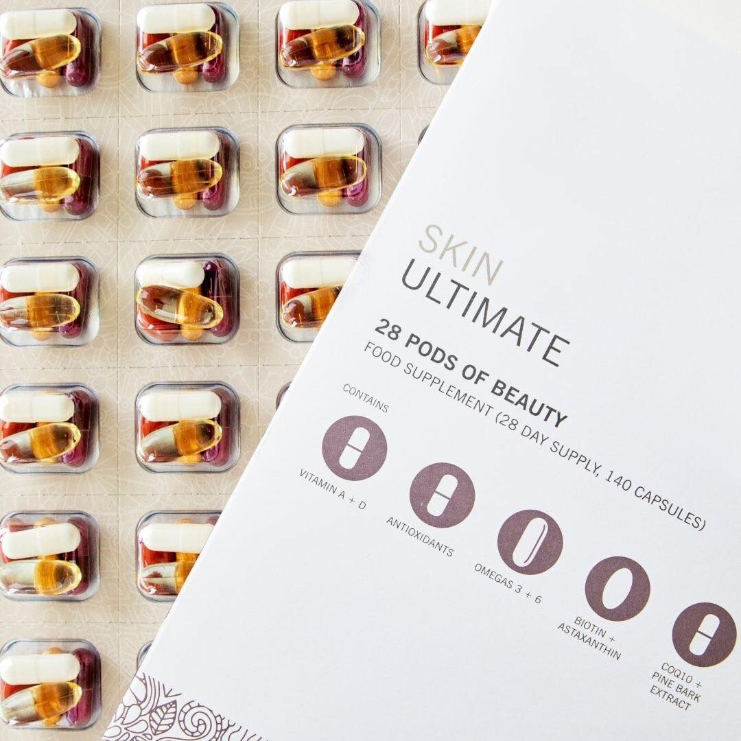 🌟Skin ultimate 28 day vitamin pods🌟 

My favourite vitamin pack. Containing 5 of the best skin vitamins. If you want to maintain your summer glow then this is the skincare pack for you. ⠀
&bull; Evens skin tone ⠀
&bull; Supports thick glossy hair ⠀