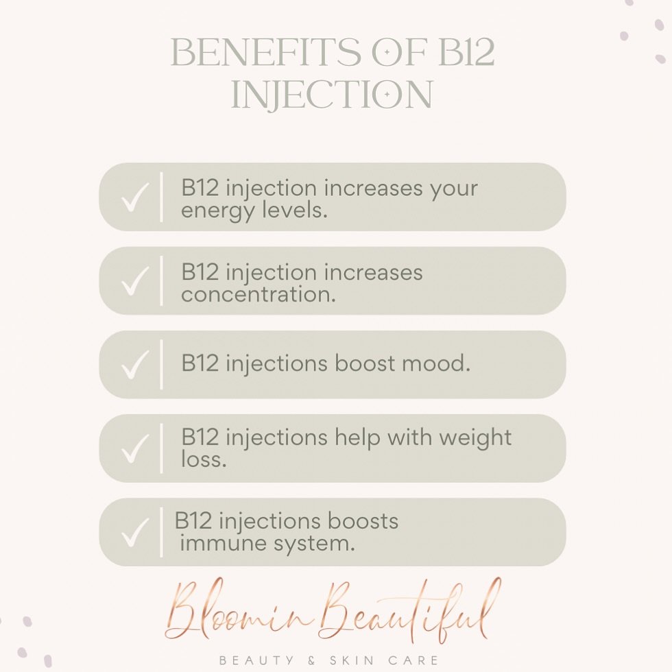 Fallon is back in salon this Friday 22nd and then Friday 29th and Saturday 30th offering B12 injections. 

B12 injections are &pound;30 and over the Black Friday weekend it&rsquo;s &pound;25. 

If you want to find out more or this is something that y