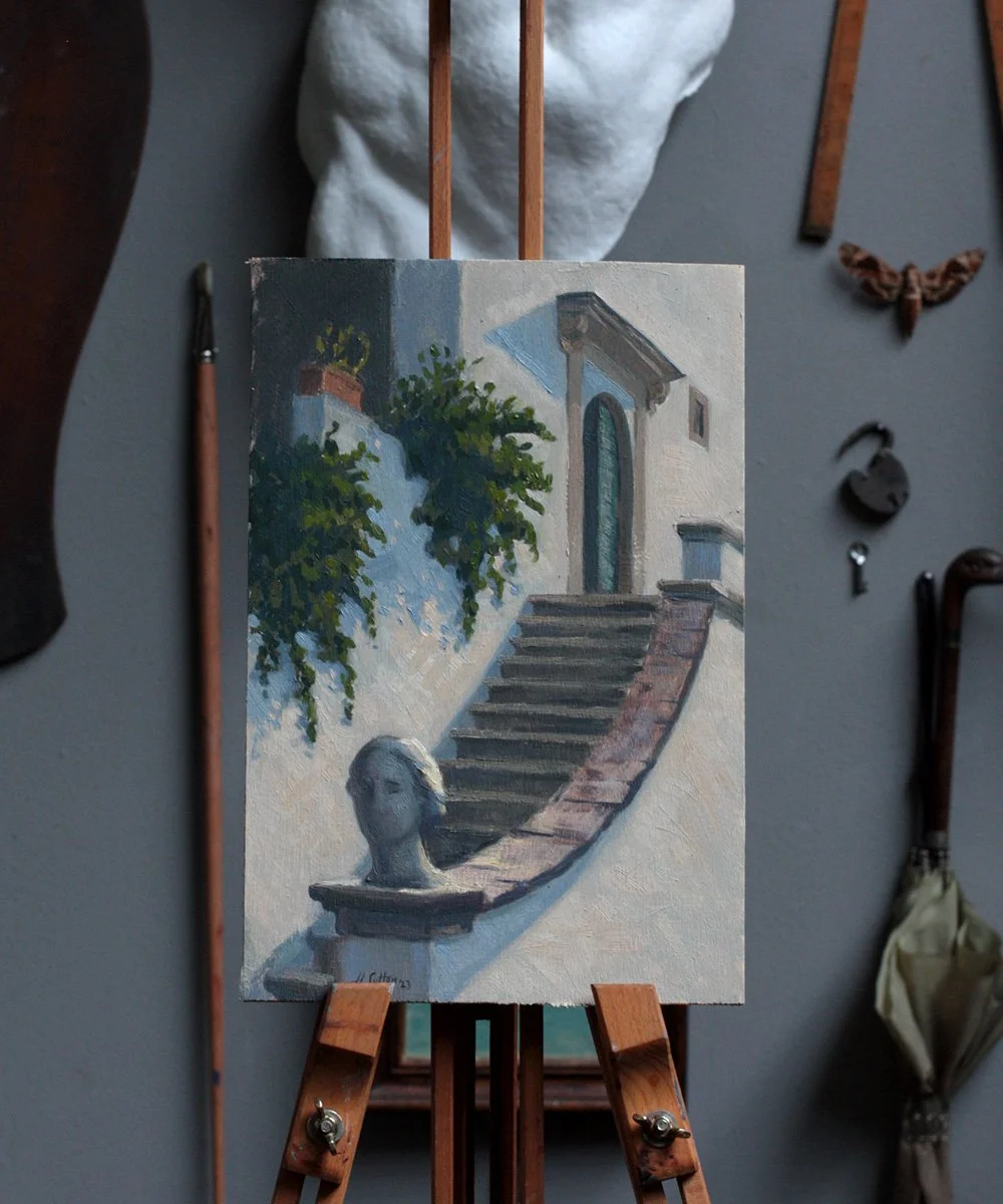 StepsVillaLaFonteFiesole-painting-HannahSutton.jpg