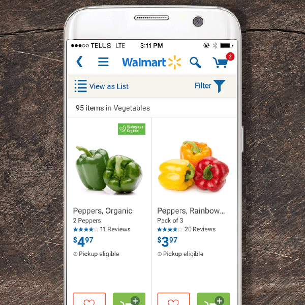 Walmart eComm Mobile App