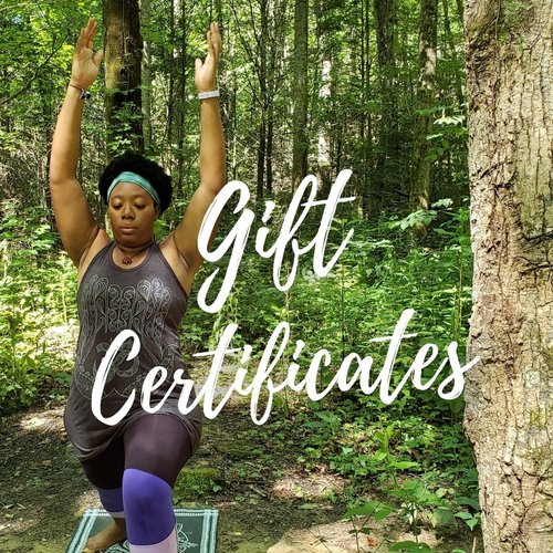 Outdoor Yoga Gift — Namaste in Nature — Asheville Waterfall Hikes Yoga