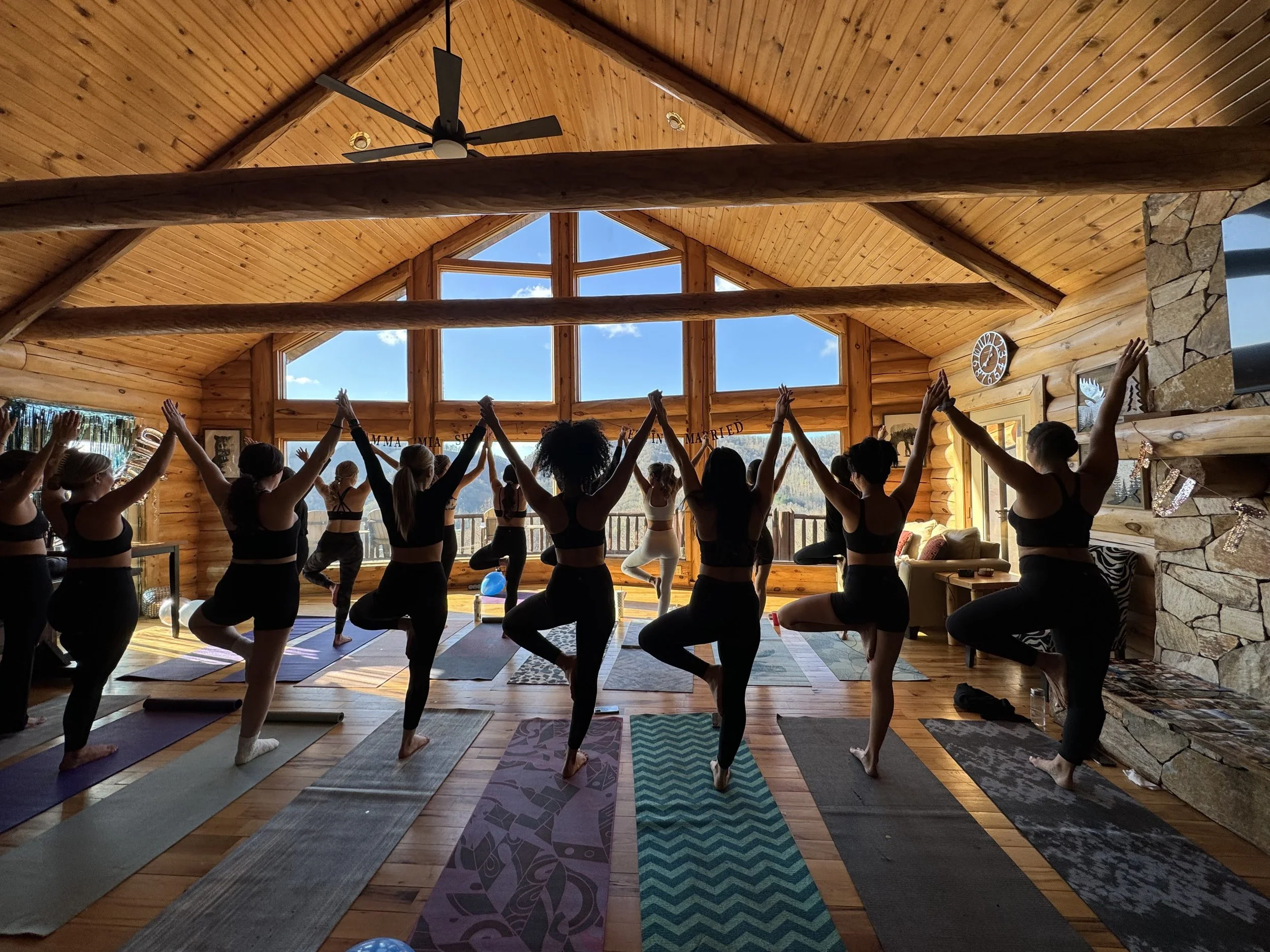 Asheville Private Yoga Bachelorette Party