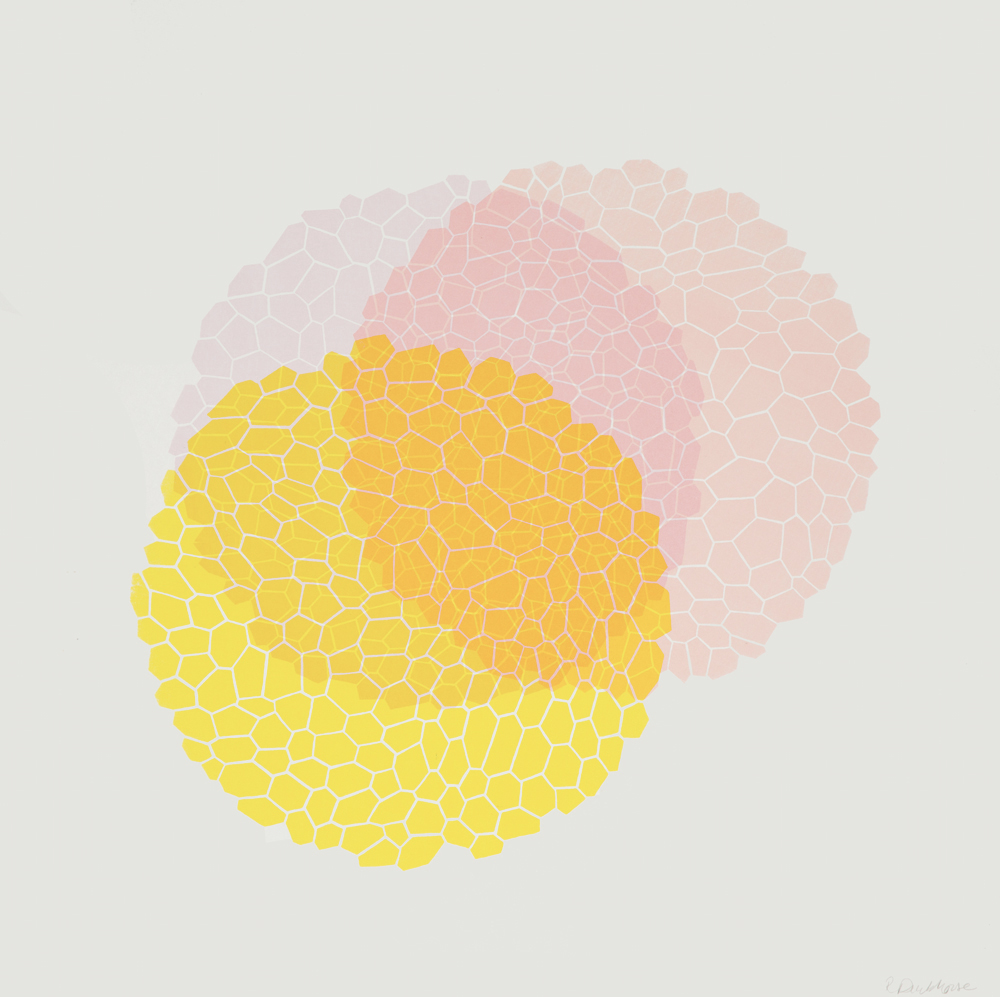 Terraces Nacre i, Screenprint 