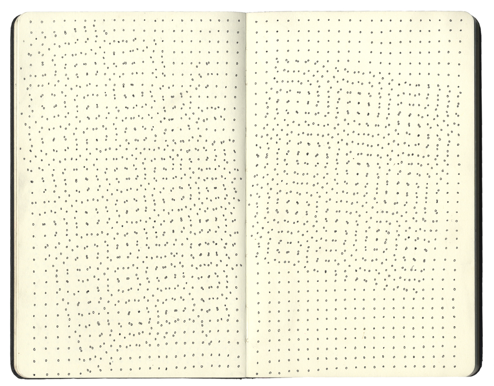 Exploring hand drawn moiré pattern effects.